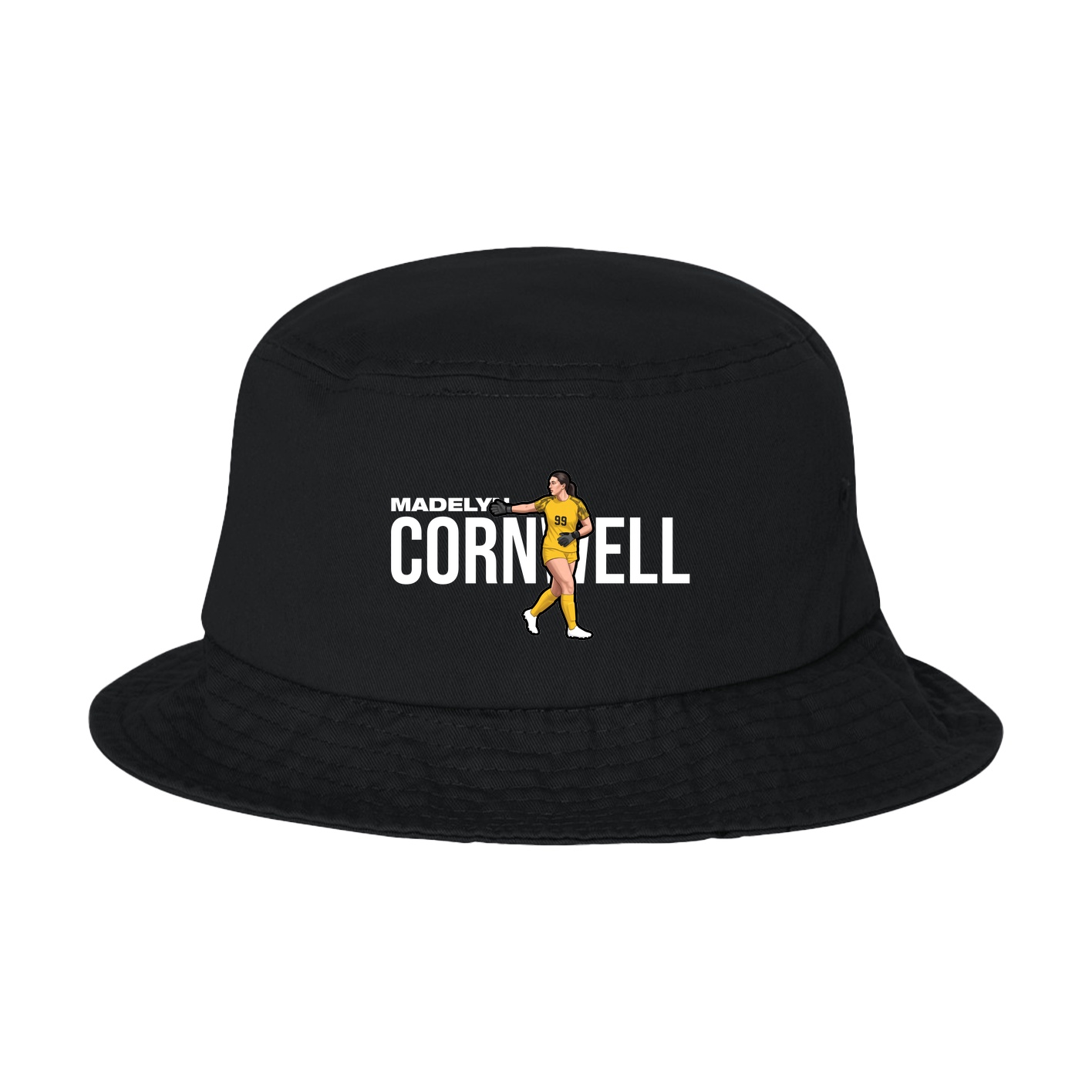 Bucket Cap — Player Name in Black