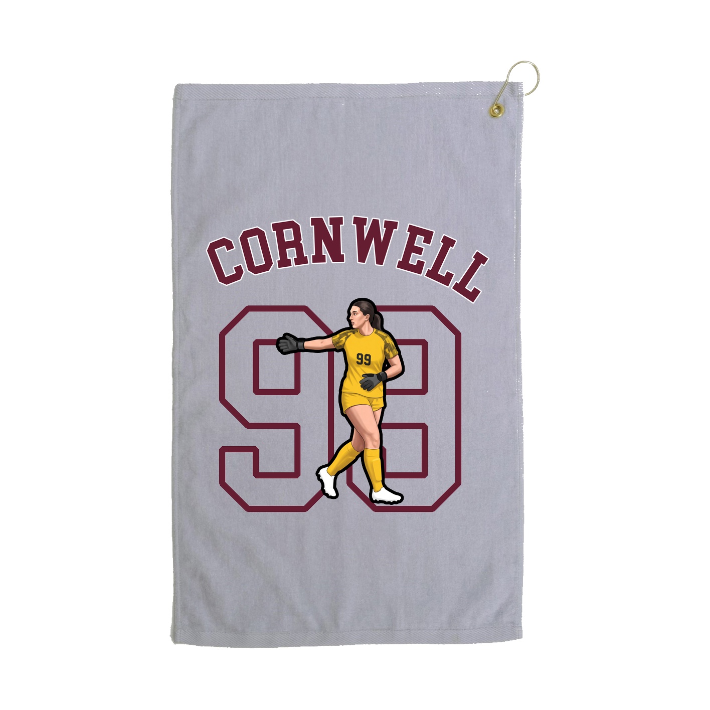 Golf Towel — Shirsey Arch in Grey