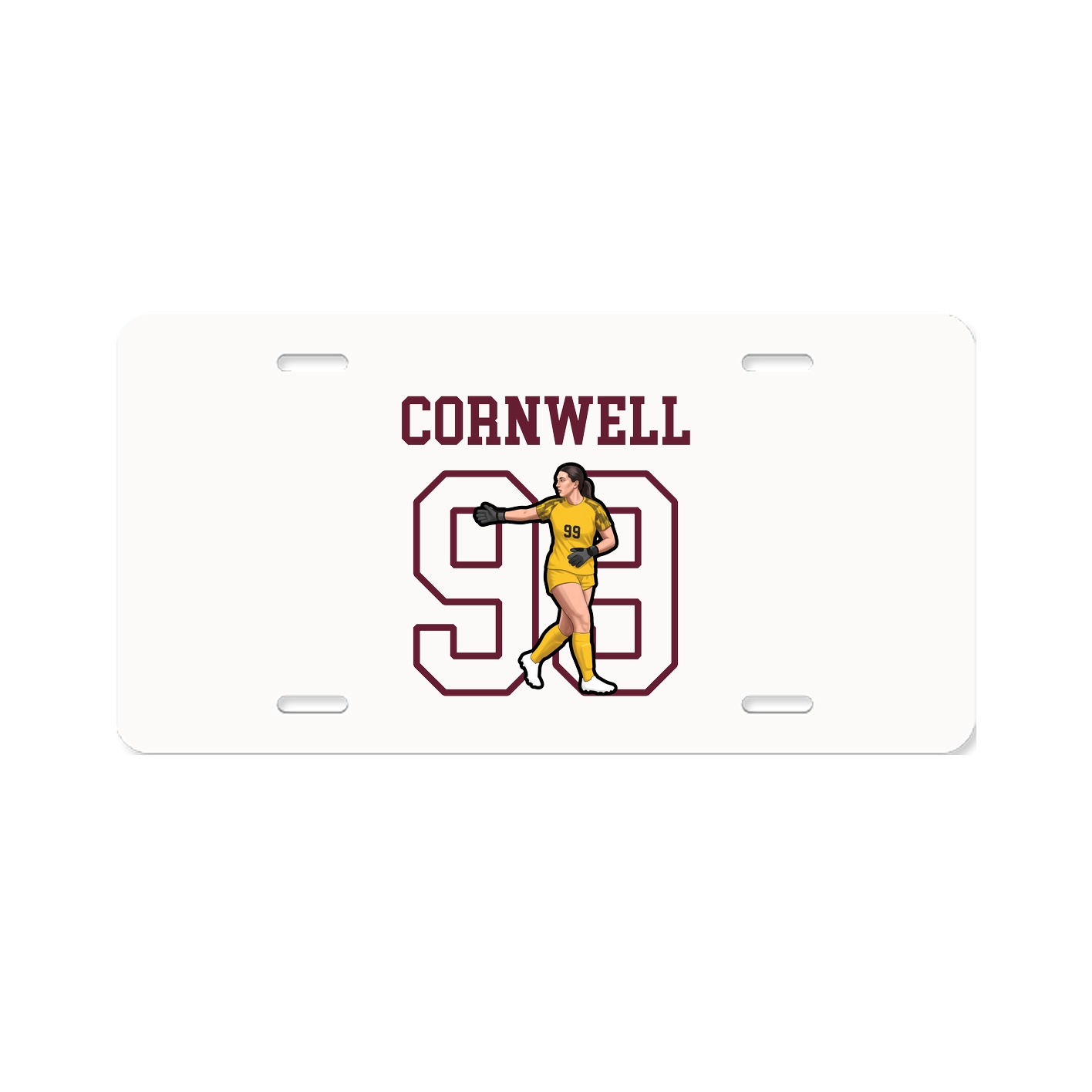 License Plate — Shirsey in Classic