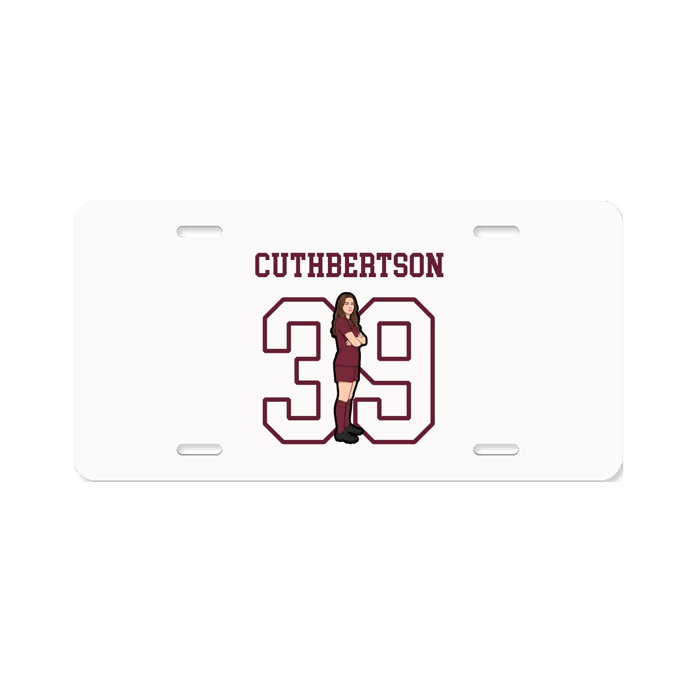License Plate — Shirsey in Classic