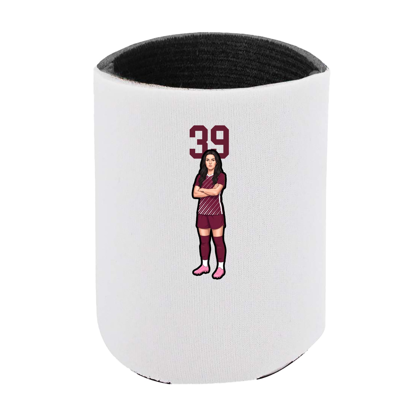 Can Holder — Number Top in White