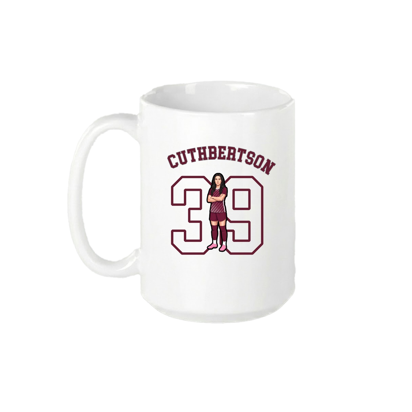 15oz Coffee Mug — Shirsey Arch in White