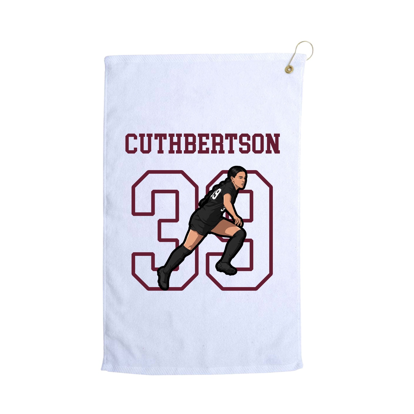 Golf Towel — Shirsey in White