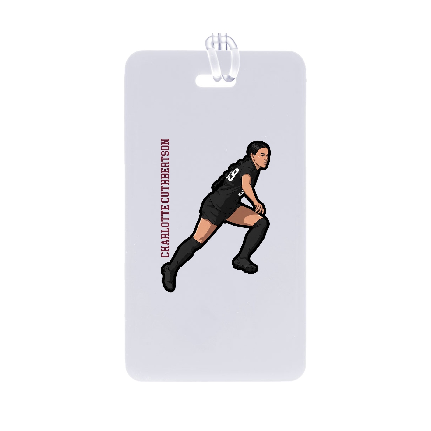 Bag Tag — Name Vertical in Classic