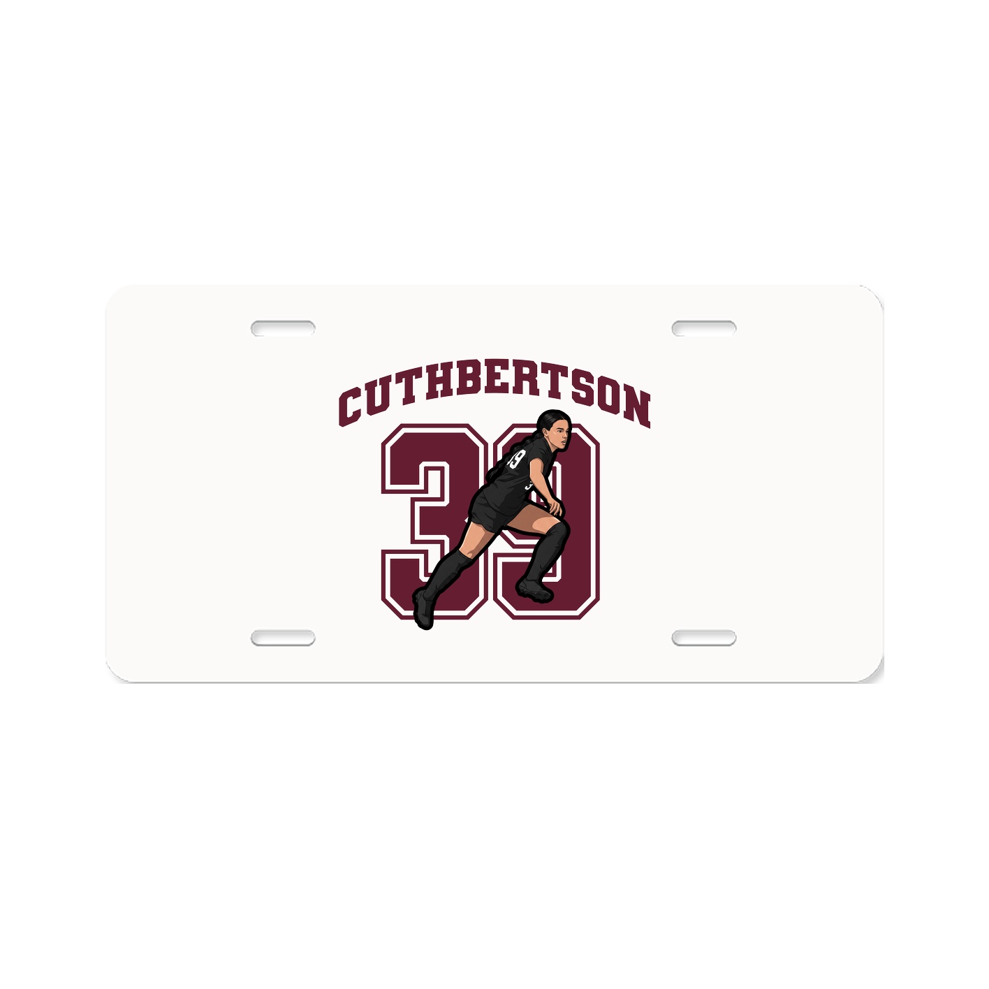 License Plate — Number in Classic
