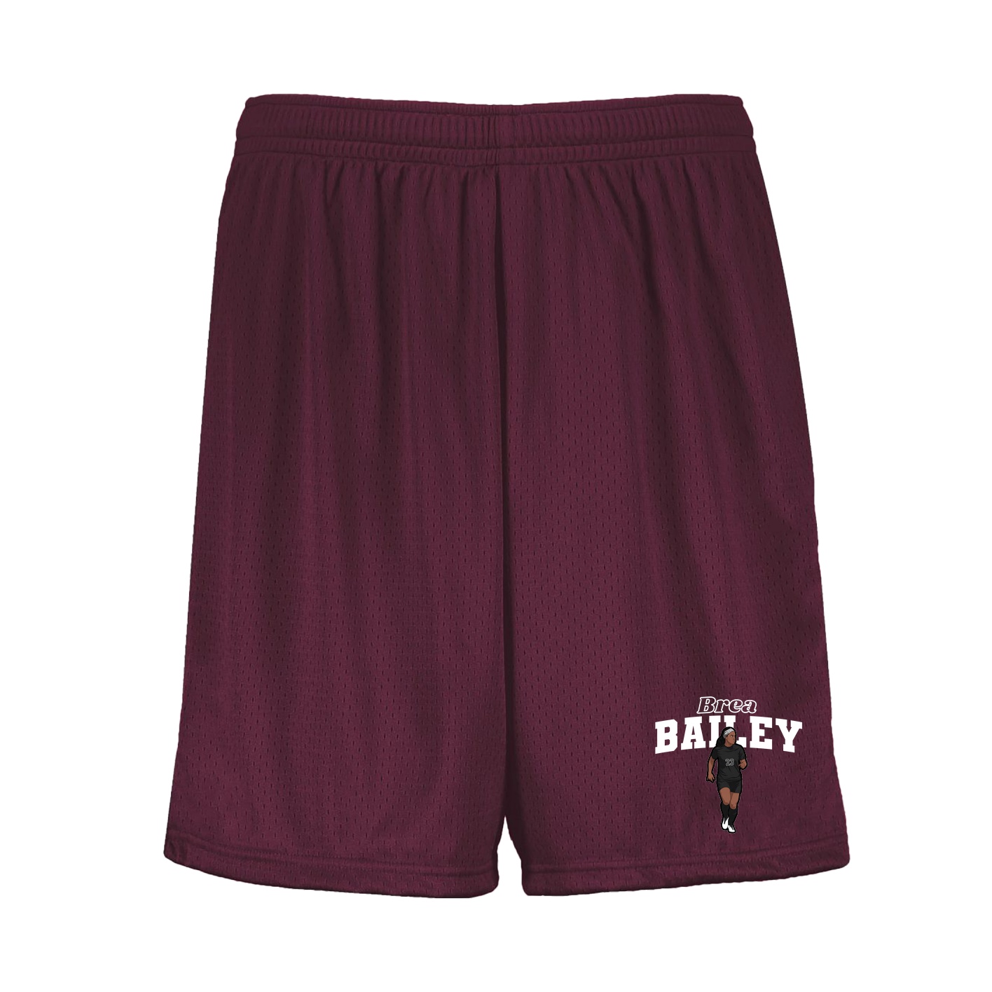 Shorts — Name Arch in Maroon