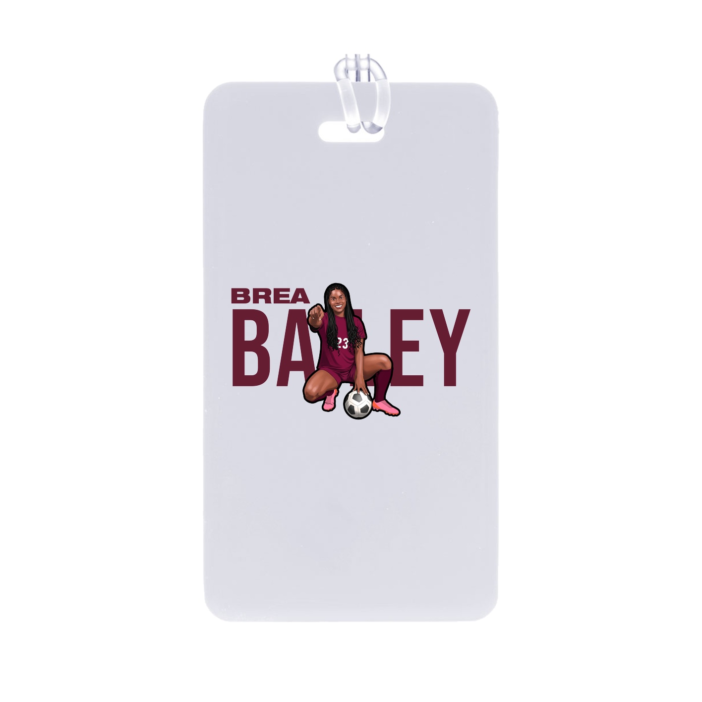 Bag Tag — Player Name in Classic