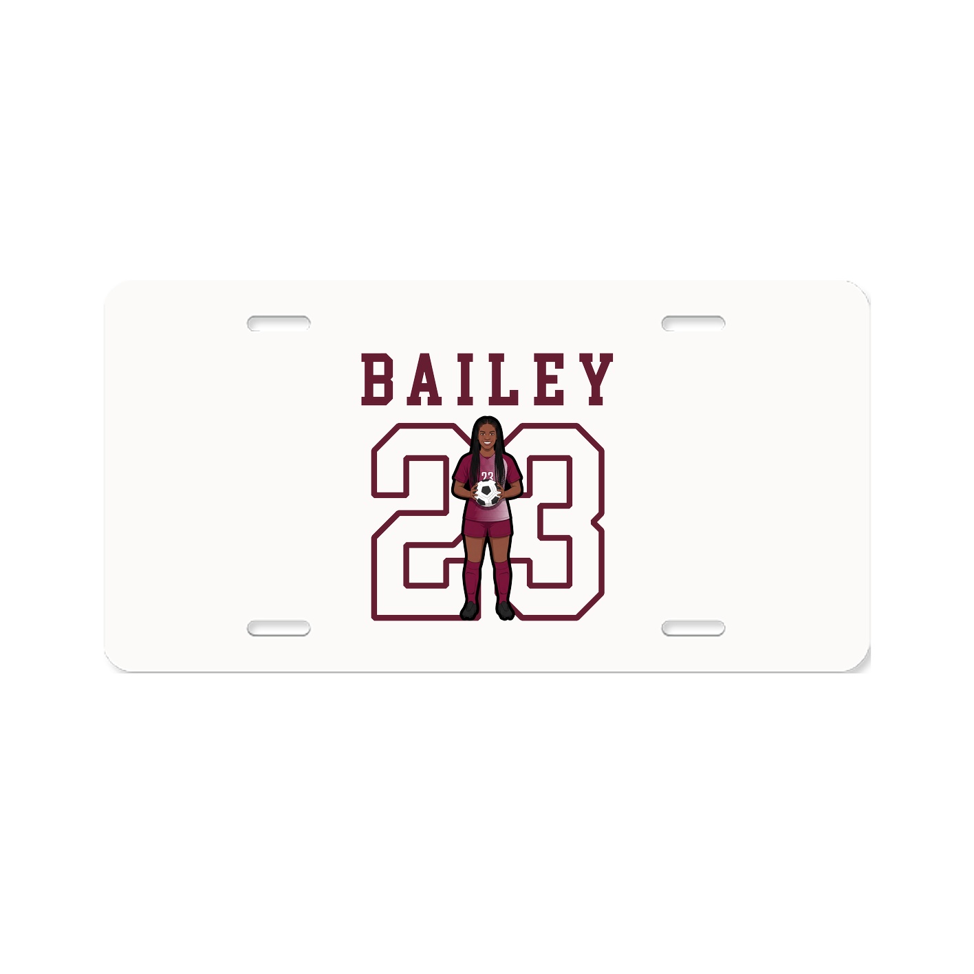 License Plate — Shirsey in Classic