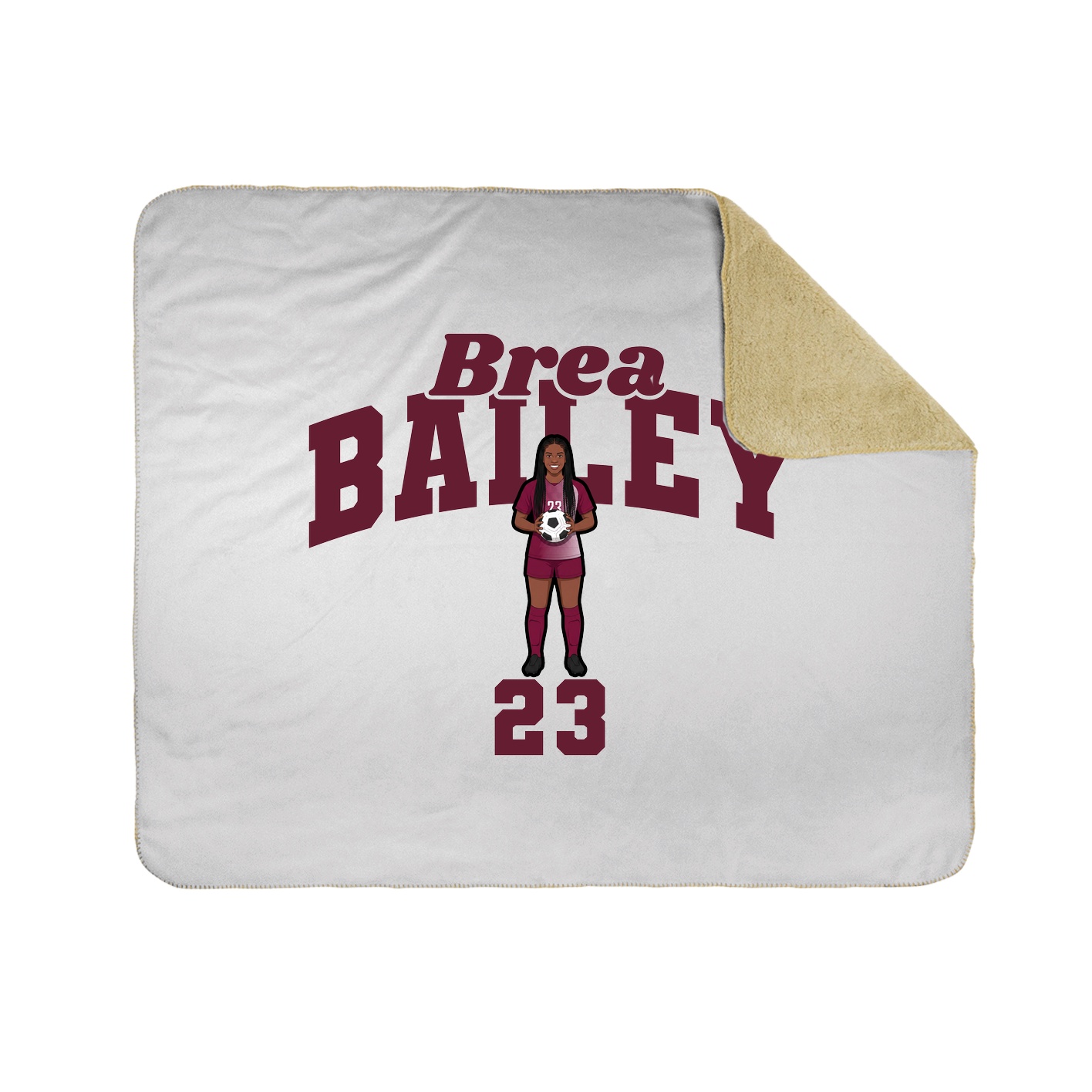 Throw Blanket — Signature Arch in White