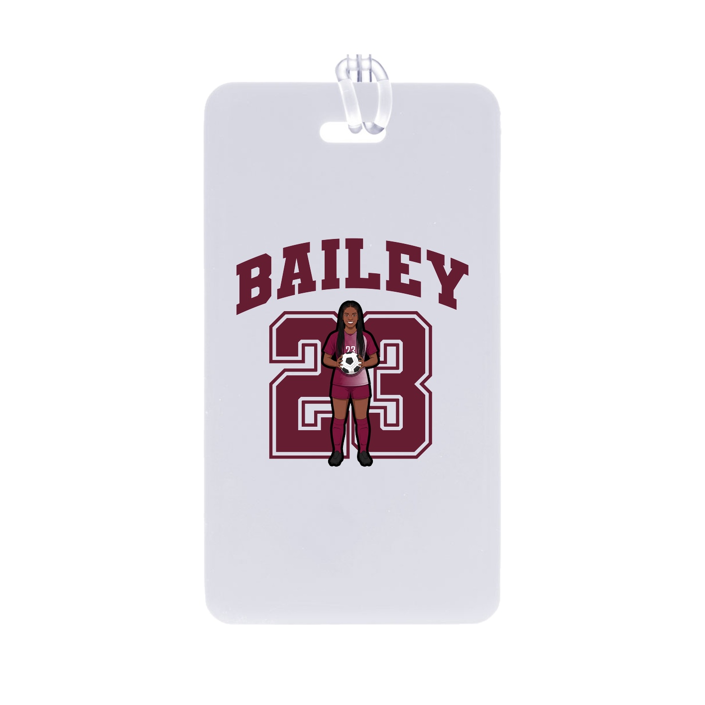 Bag Tag — Number in Classic