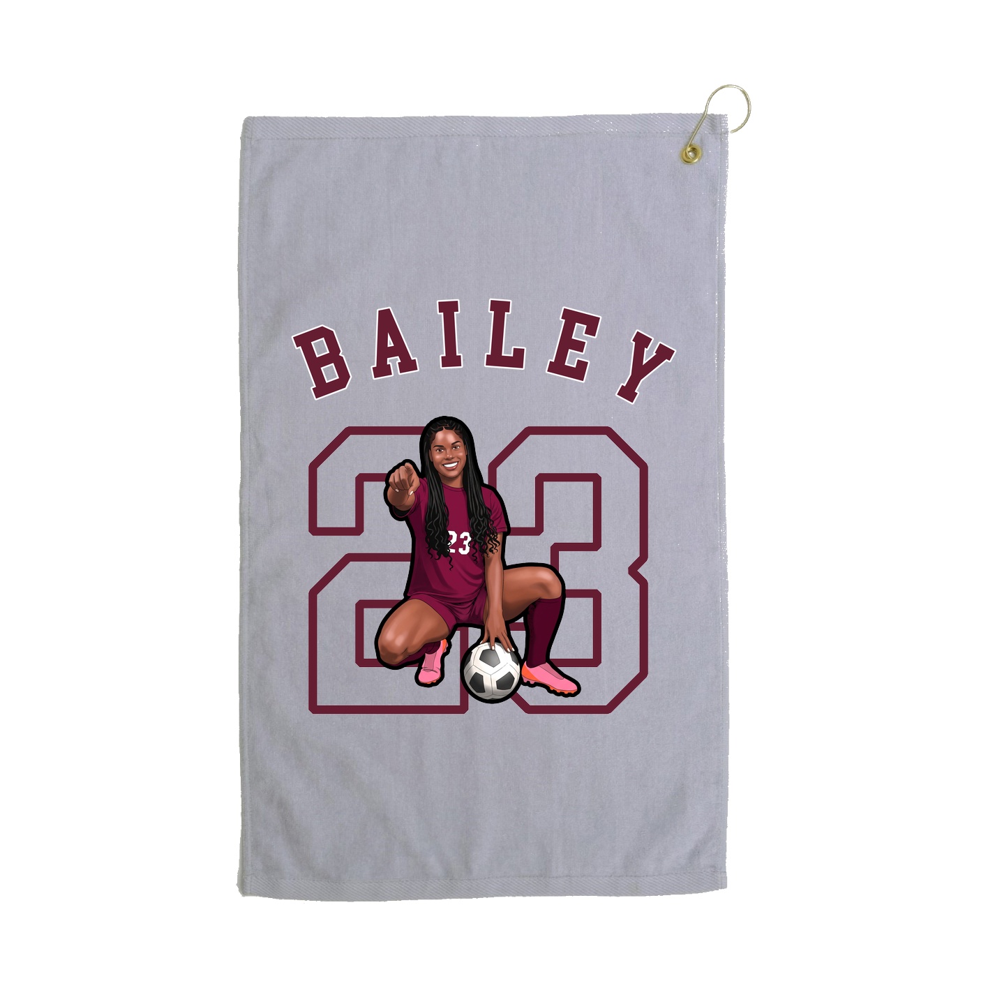 Golf Towel — Shirsey Arch in Grey