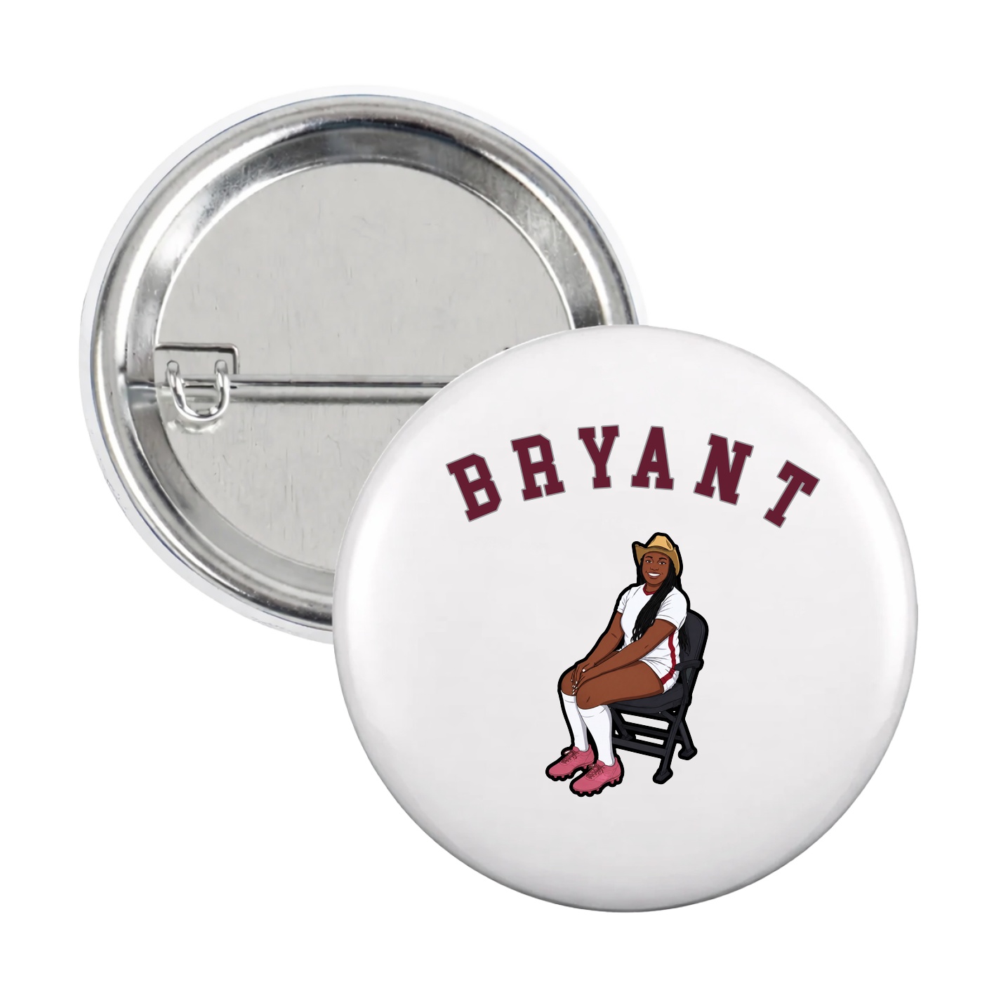 Game Day Button — Shirsey Arch in White