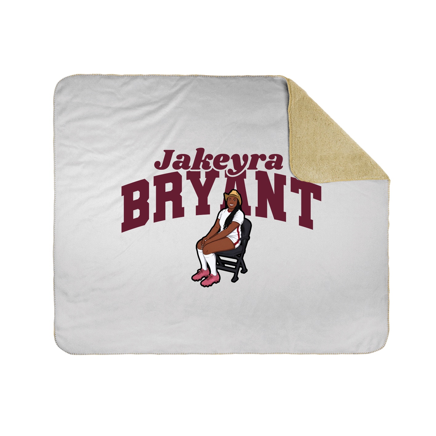 Throw Blanket — Signature Arch in White