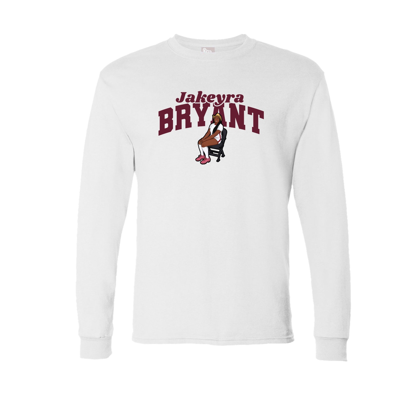Long Sleeve Tee — Signature Arch in White