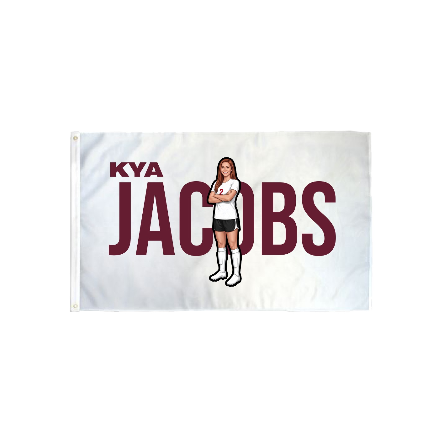 3x5 Flag — Player Name in Classic