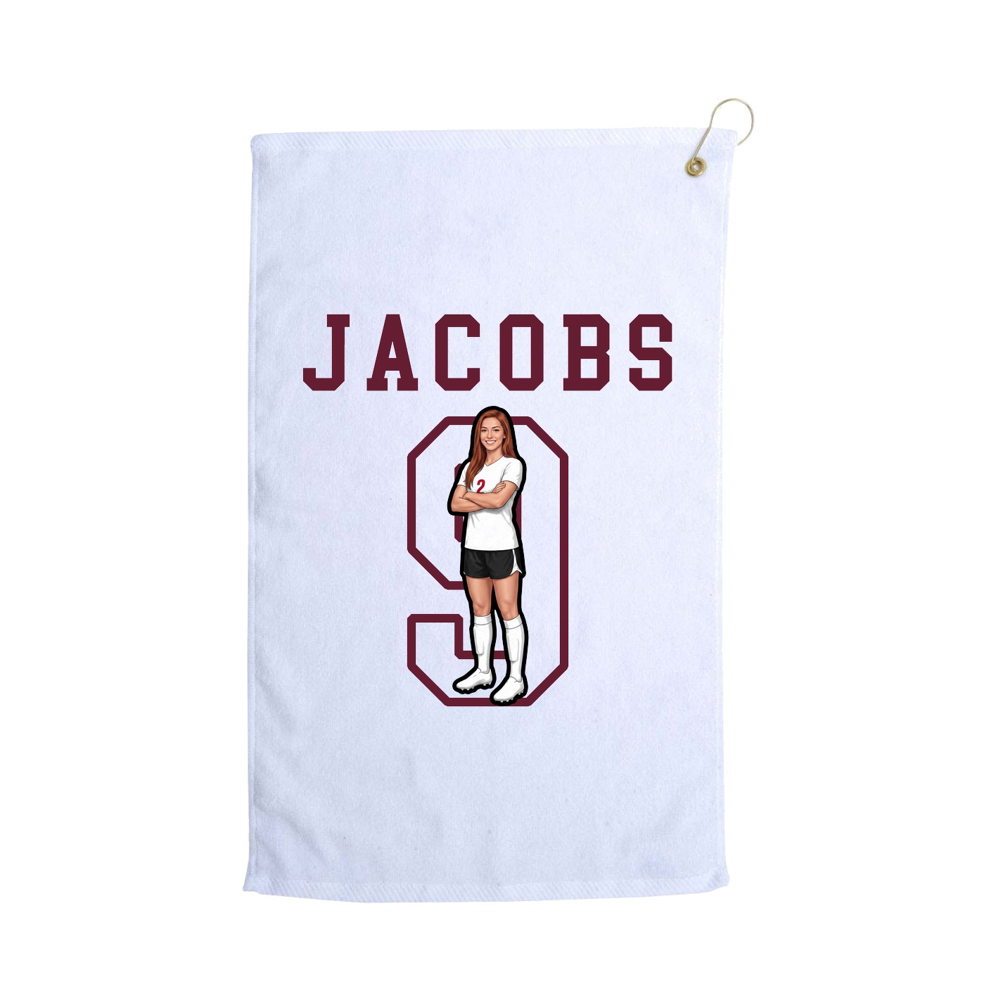 Golf Towel — Shirsey in White