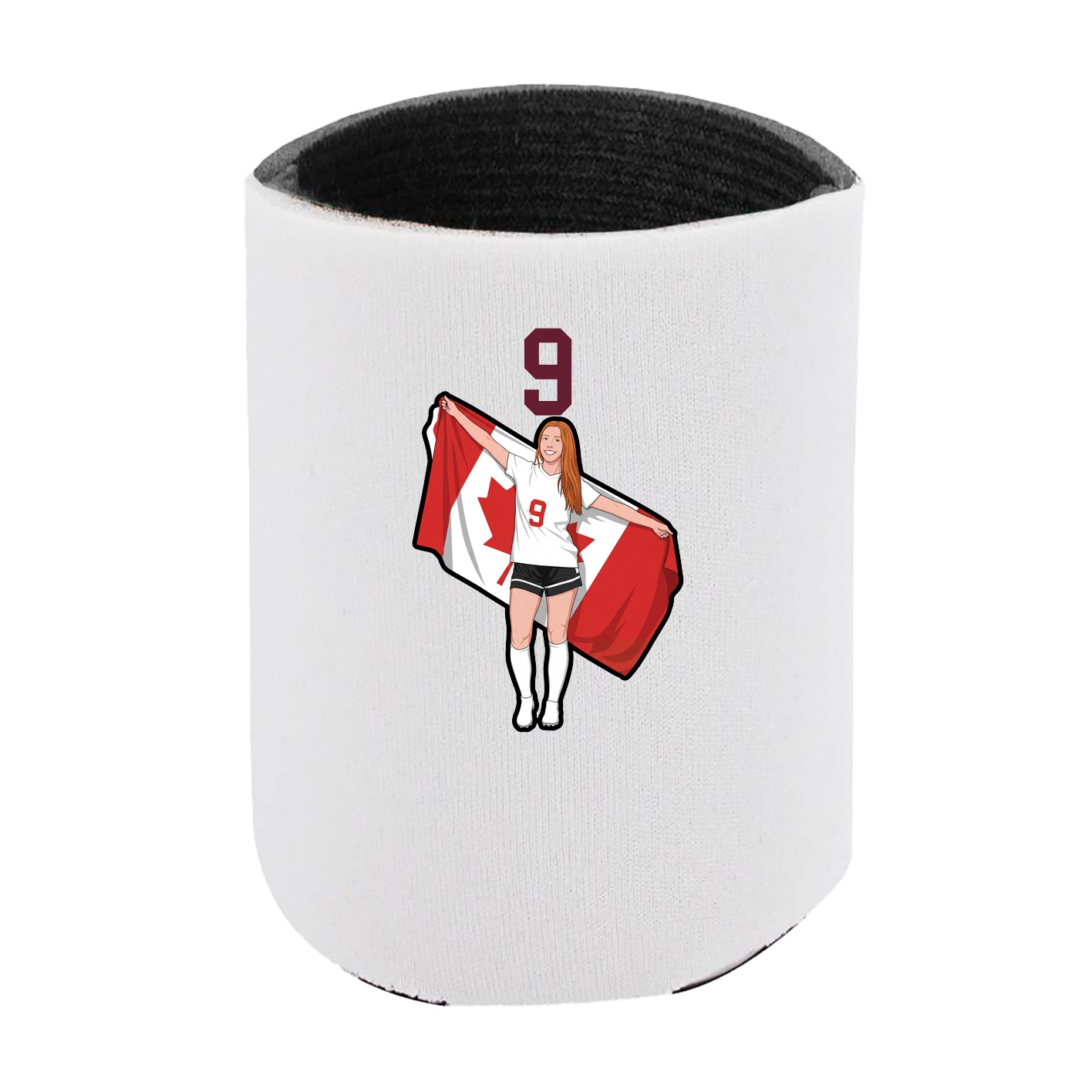 Can Holder — Number Top in White