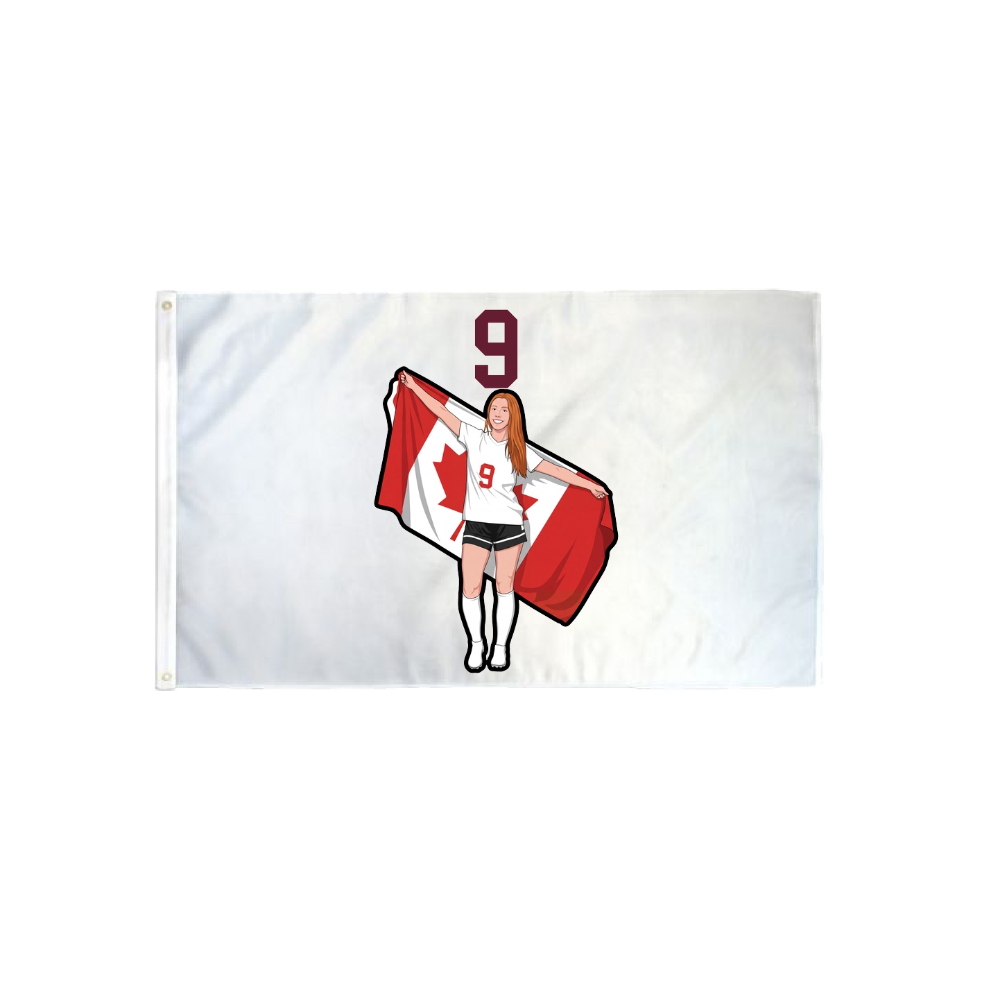 3x5 Flag — Number Top in Classic