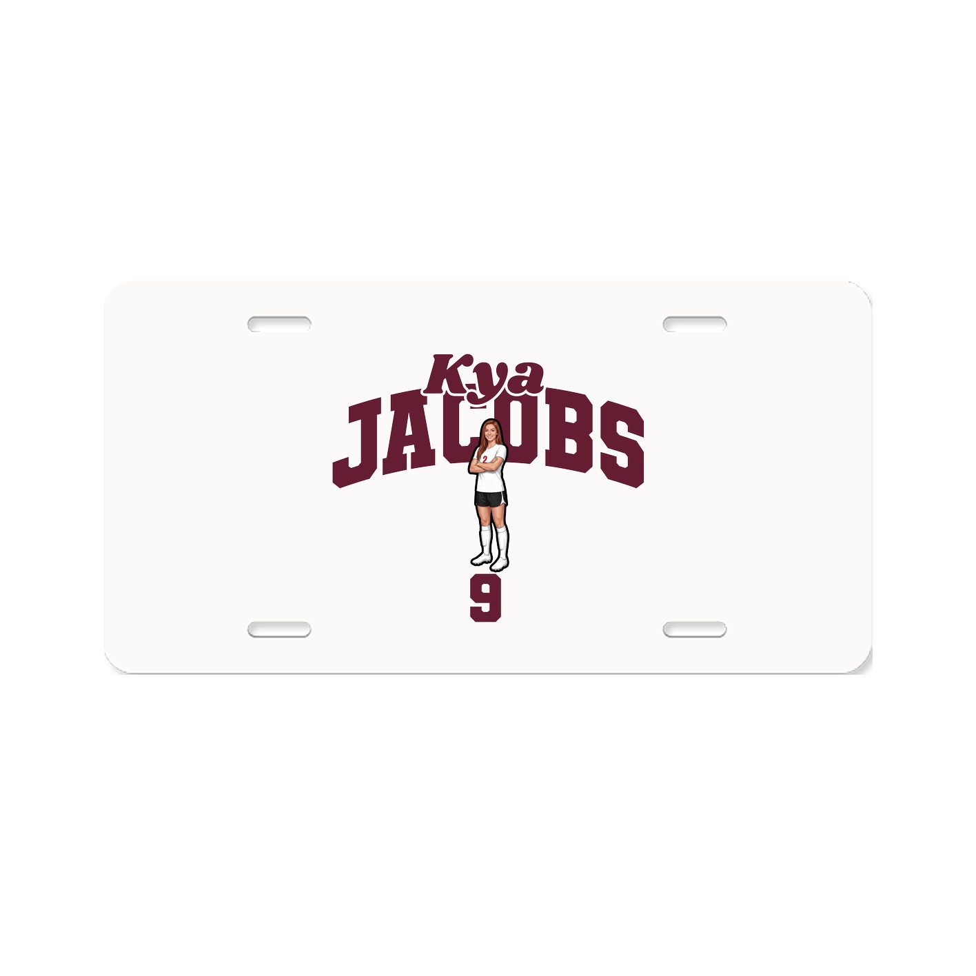 License Plate — Signature Arch in Classic