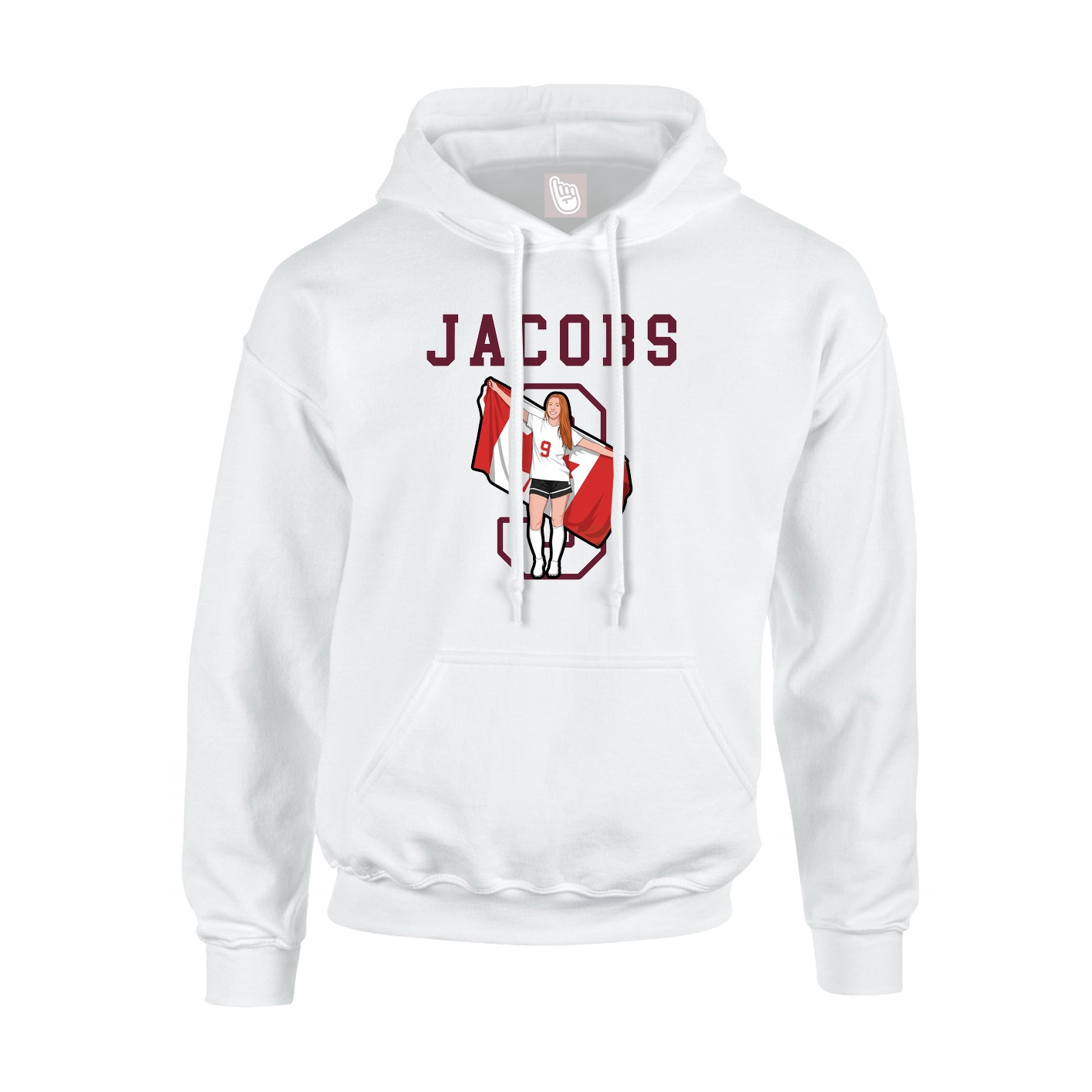 Youth Hoodie — Shirsey in White