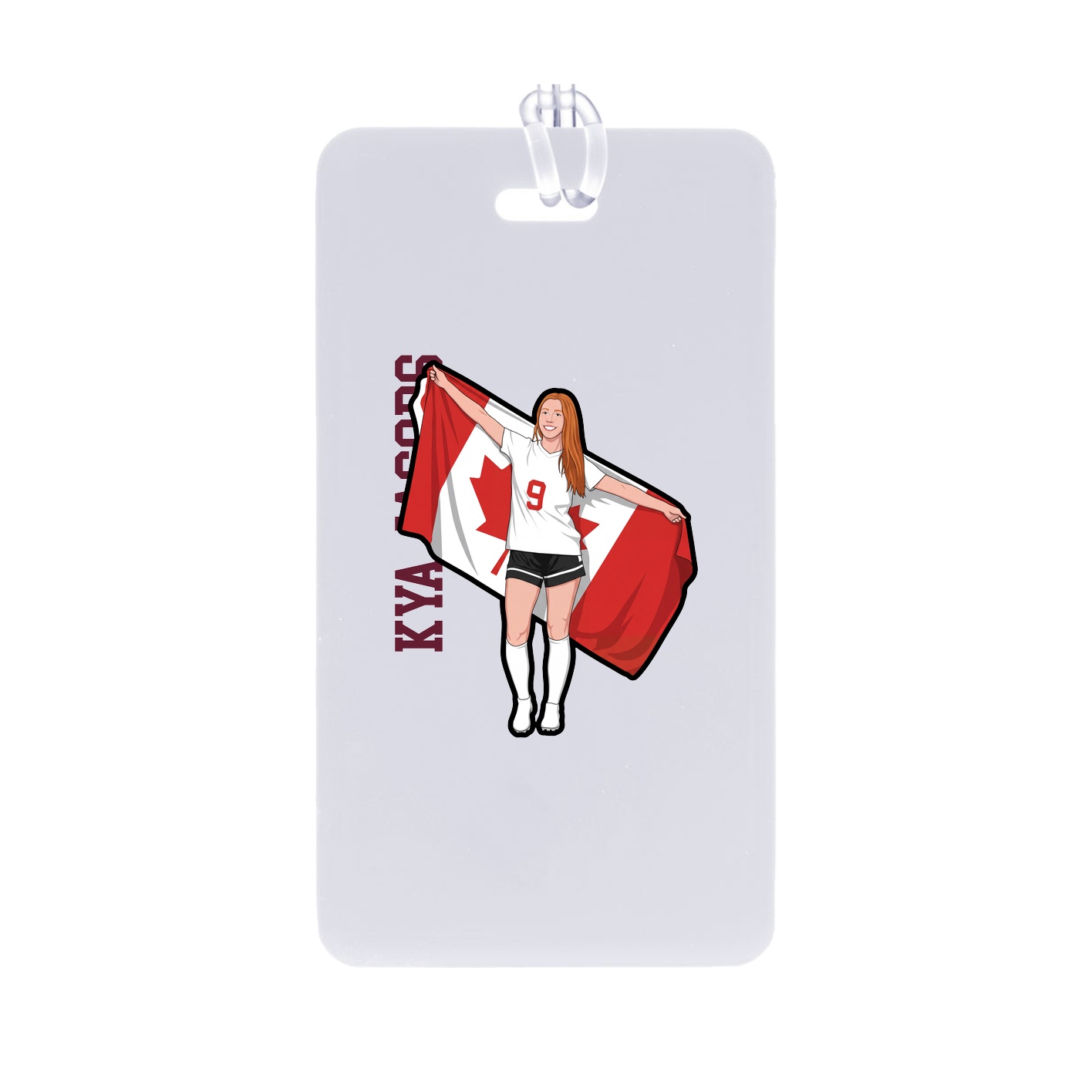 Bag Tag — Name Vertical in Classic