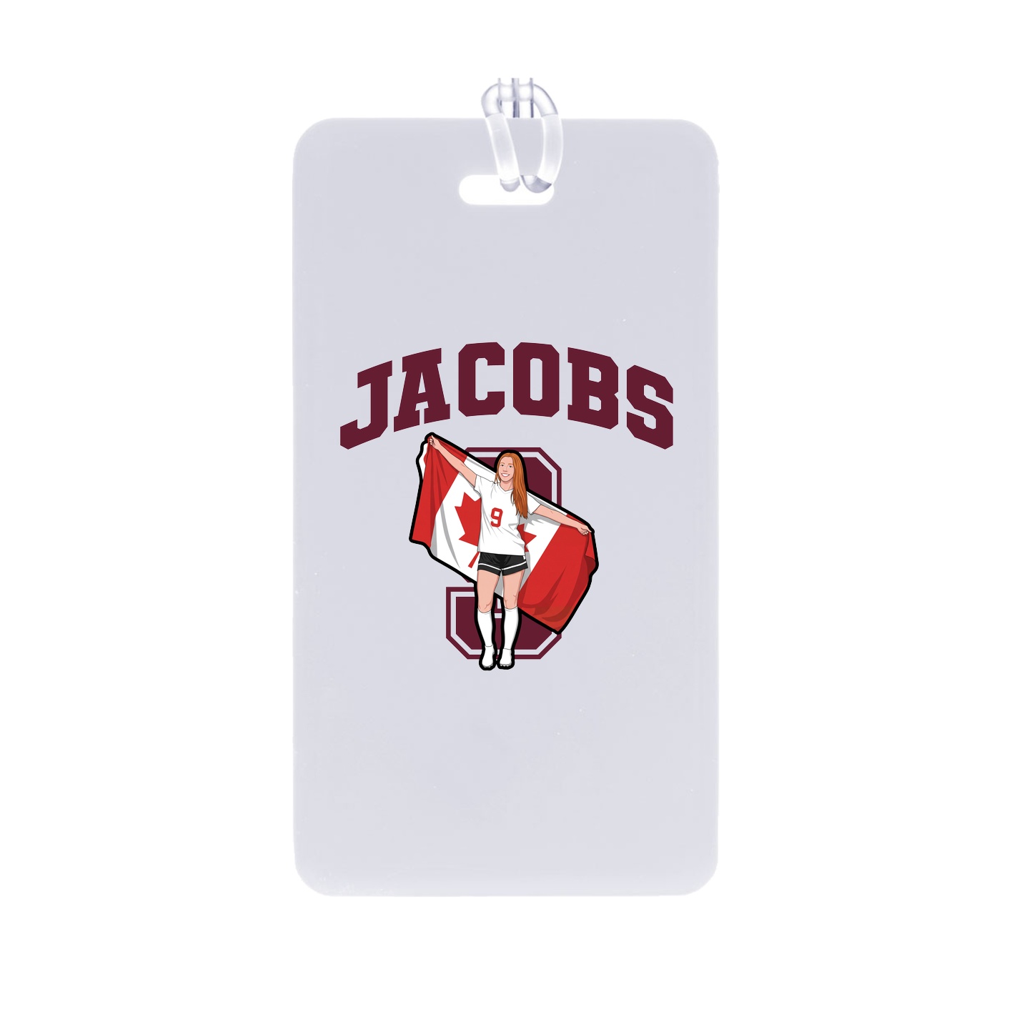Bag Tag — Number in Classic