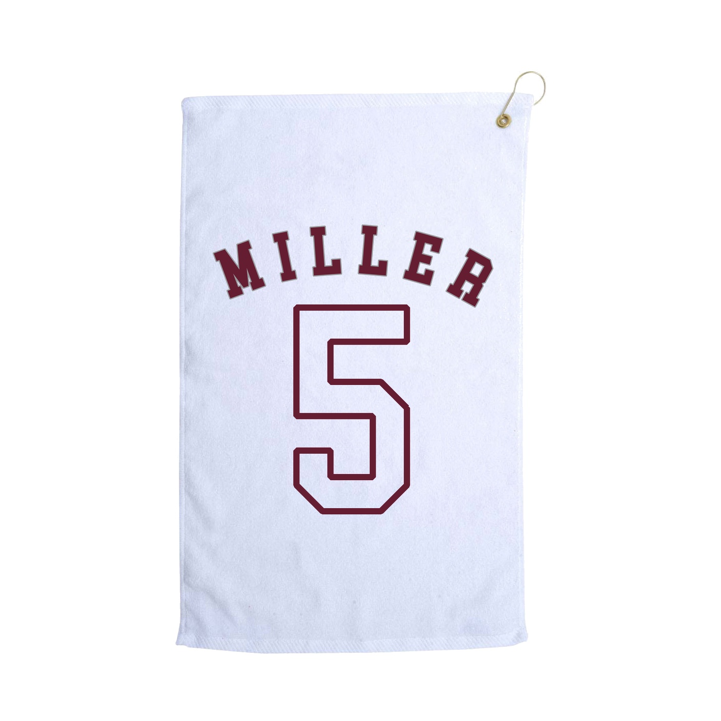 Golf Towel — Shirsey Arch in White