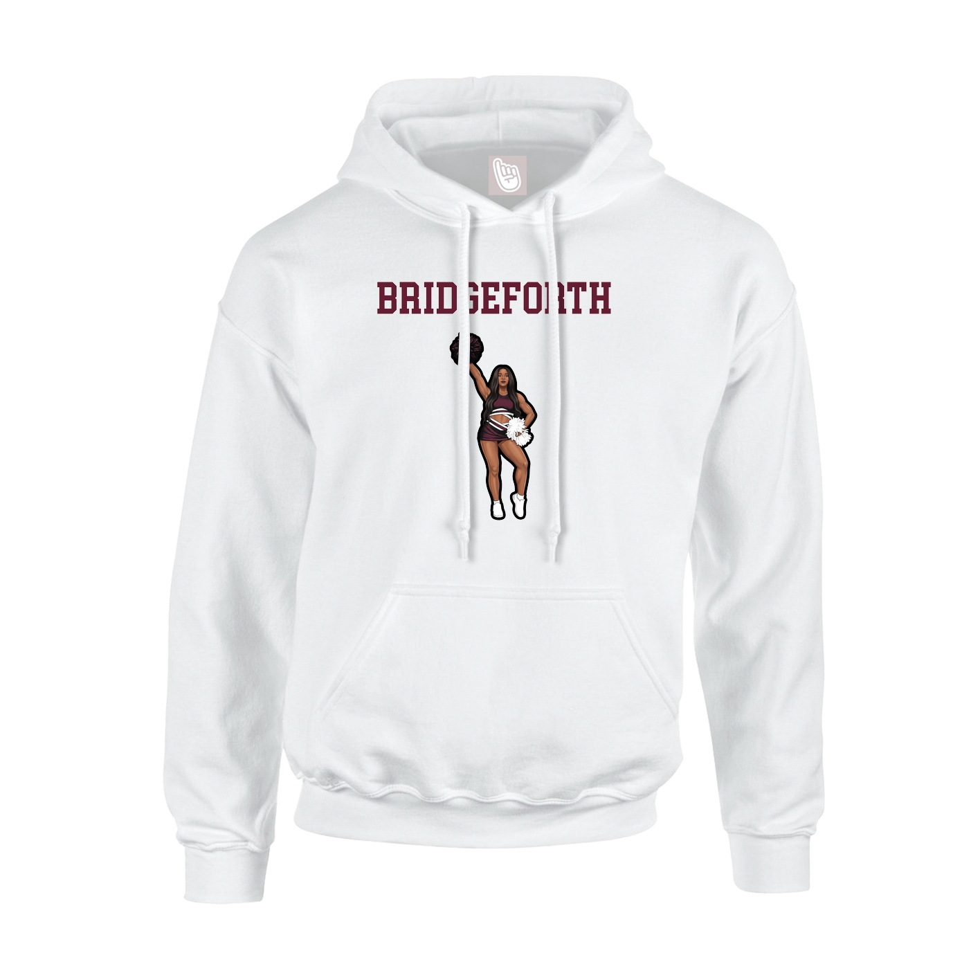 Hoodie — Shirsey in White