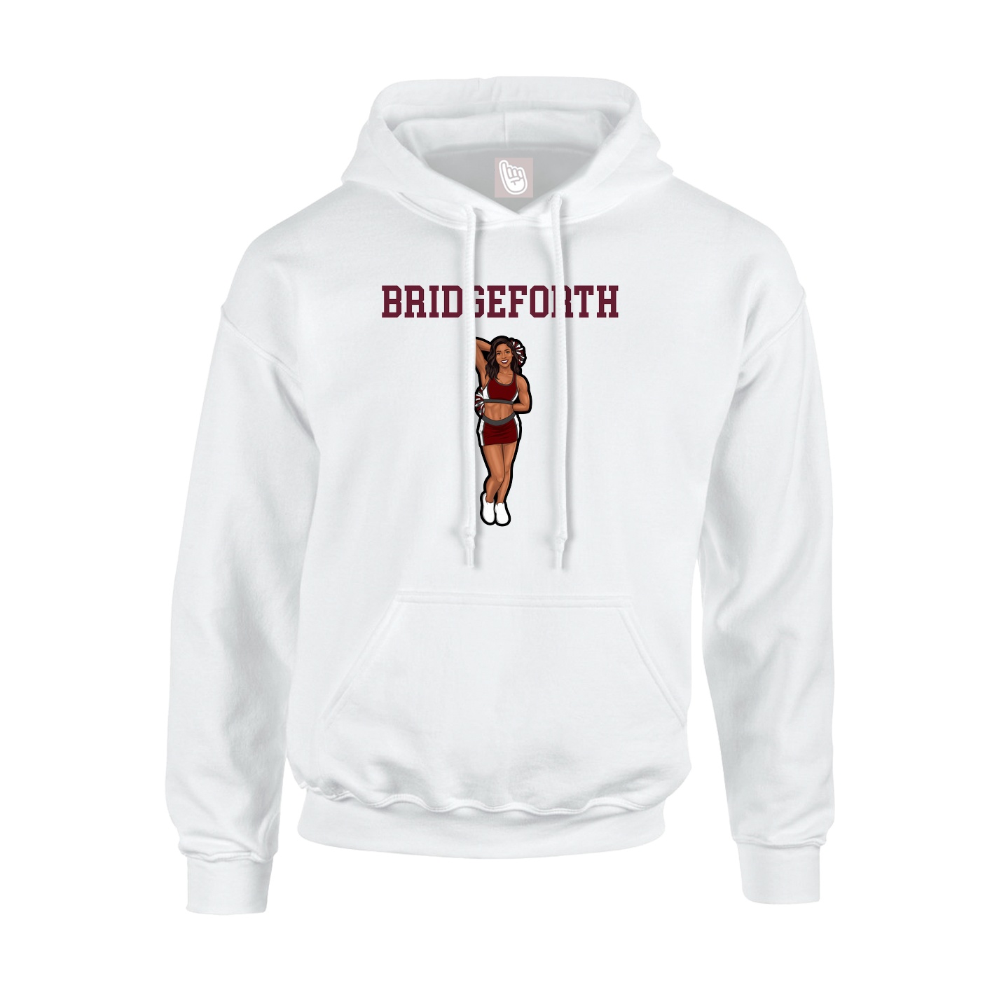 Hoodie — Shirsey in White
