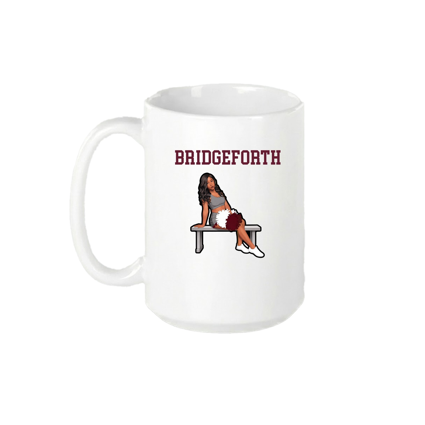 15oz Coffee Mug — Shirsey in White