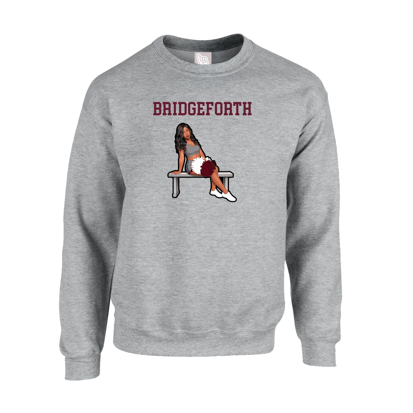 Fleece Crew — Shirsey in Grey