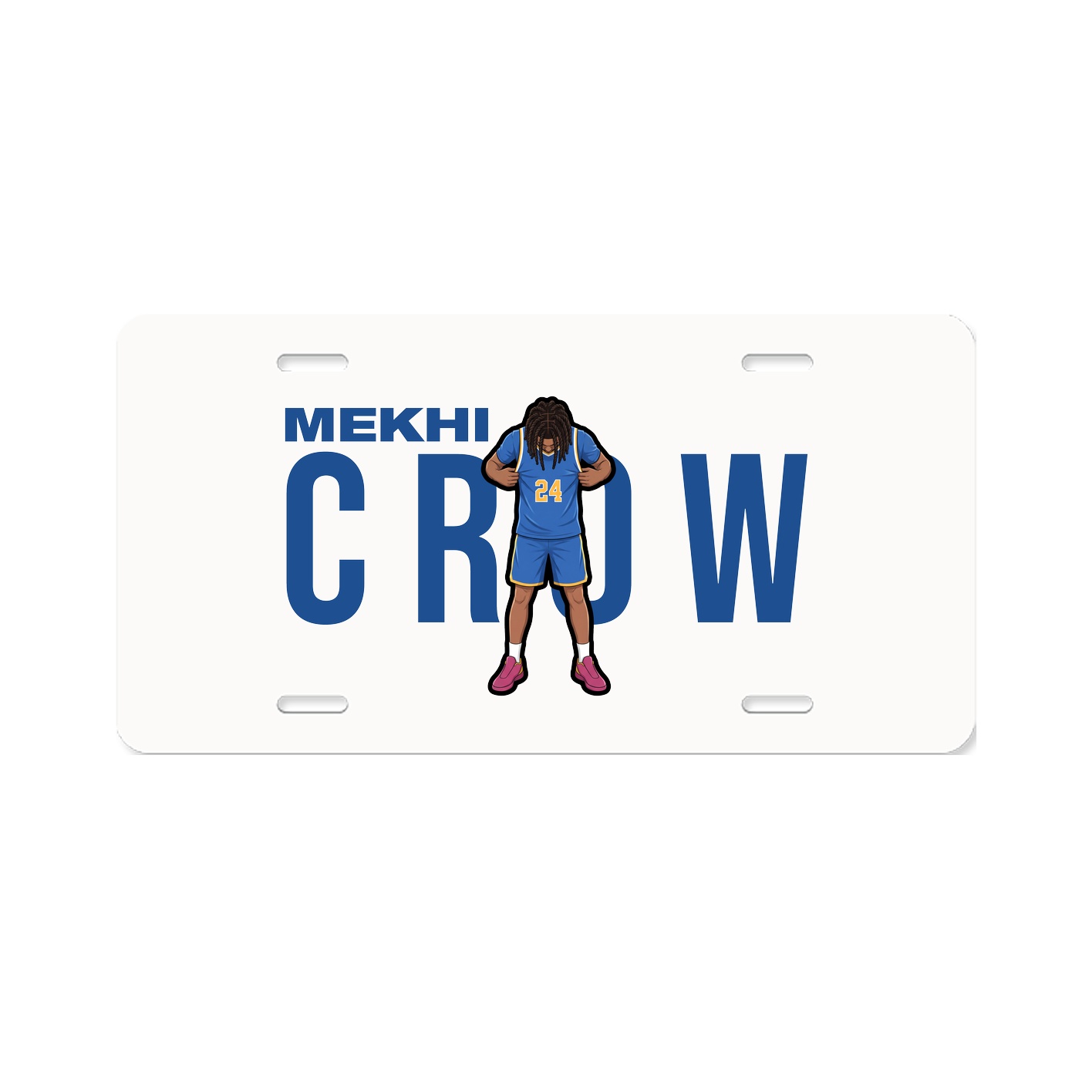 License Plate — Player Name in Classic