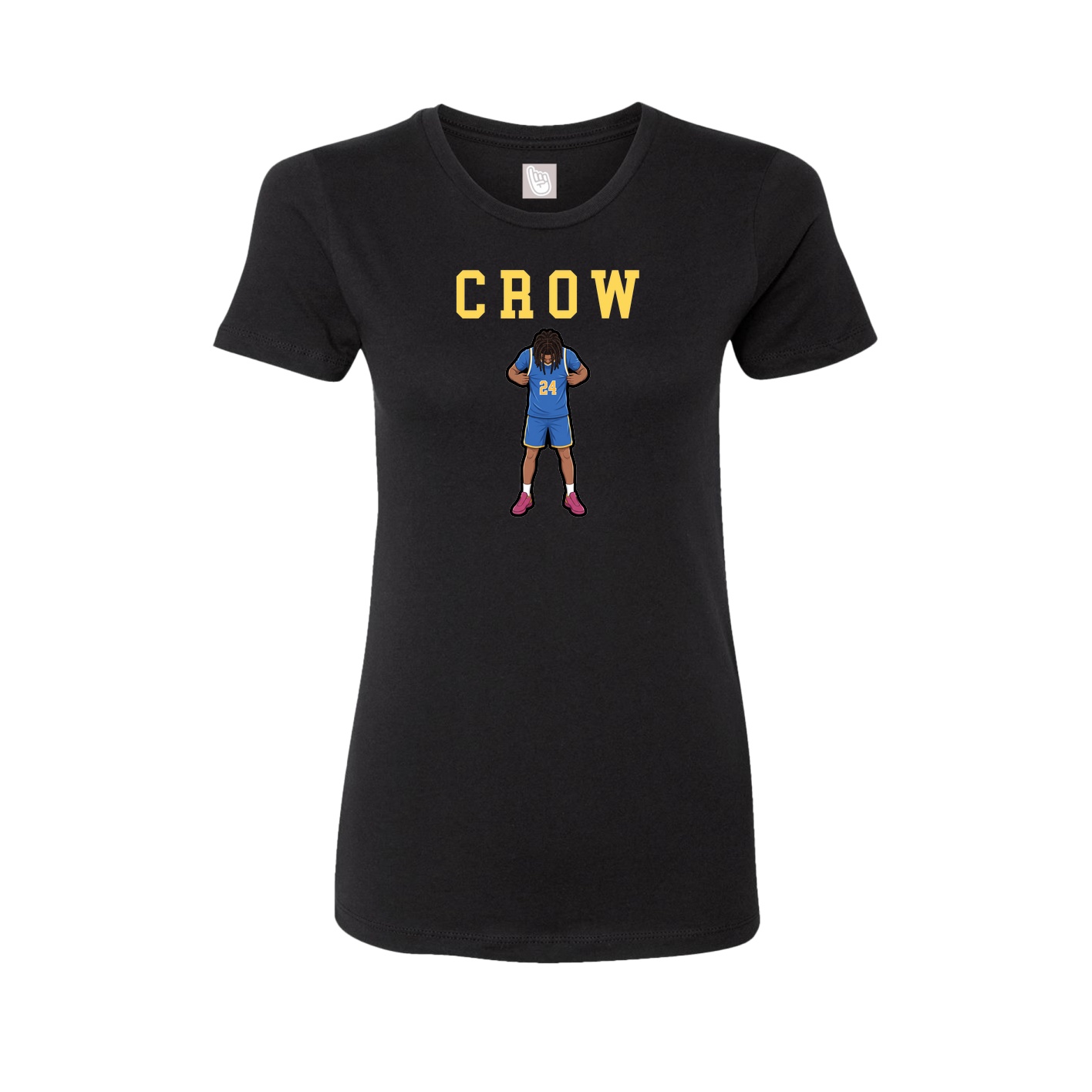 Fitted Women's Tee — Shirsey in Black