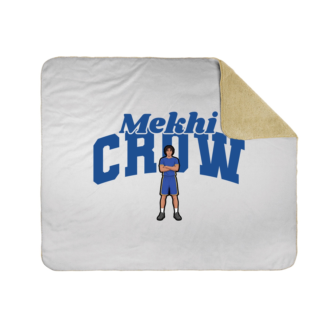 Throw Blanket — Signature Arch in White