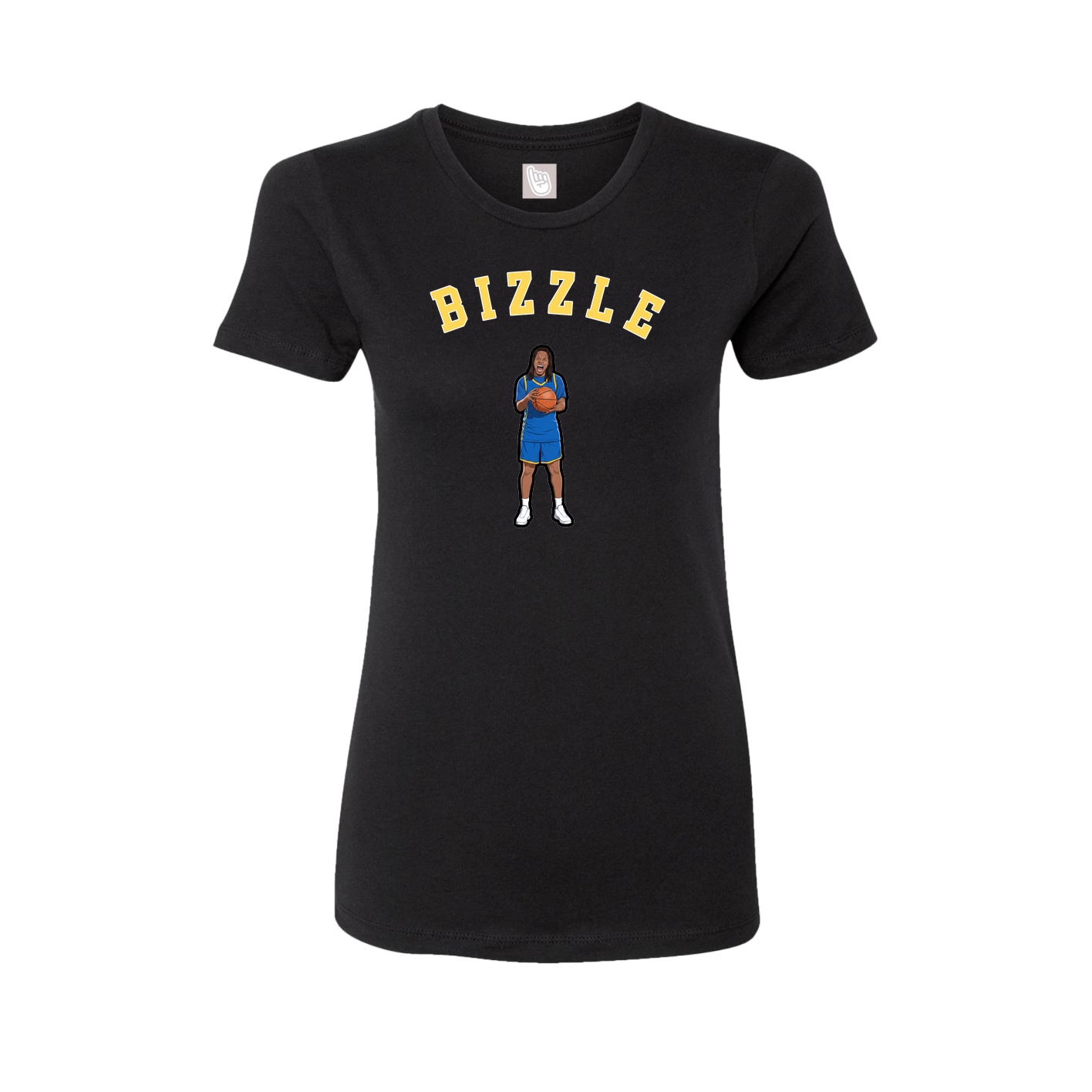 Fitted Women's Tee — Shirsey Arch in Black