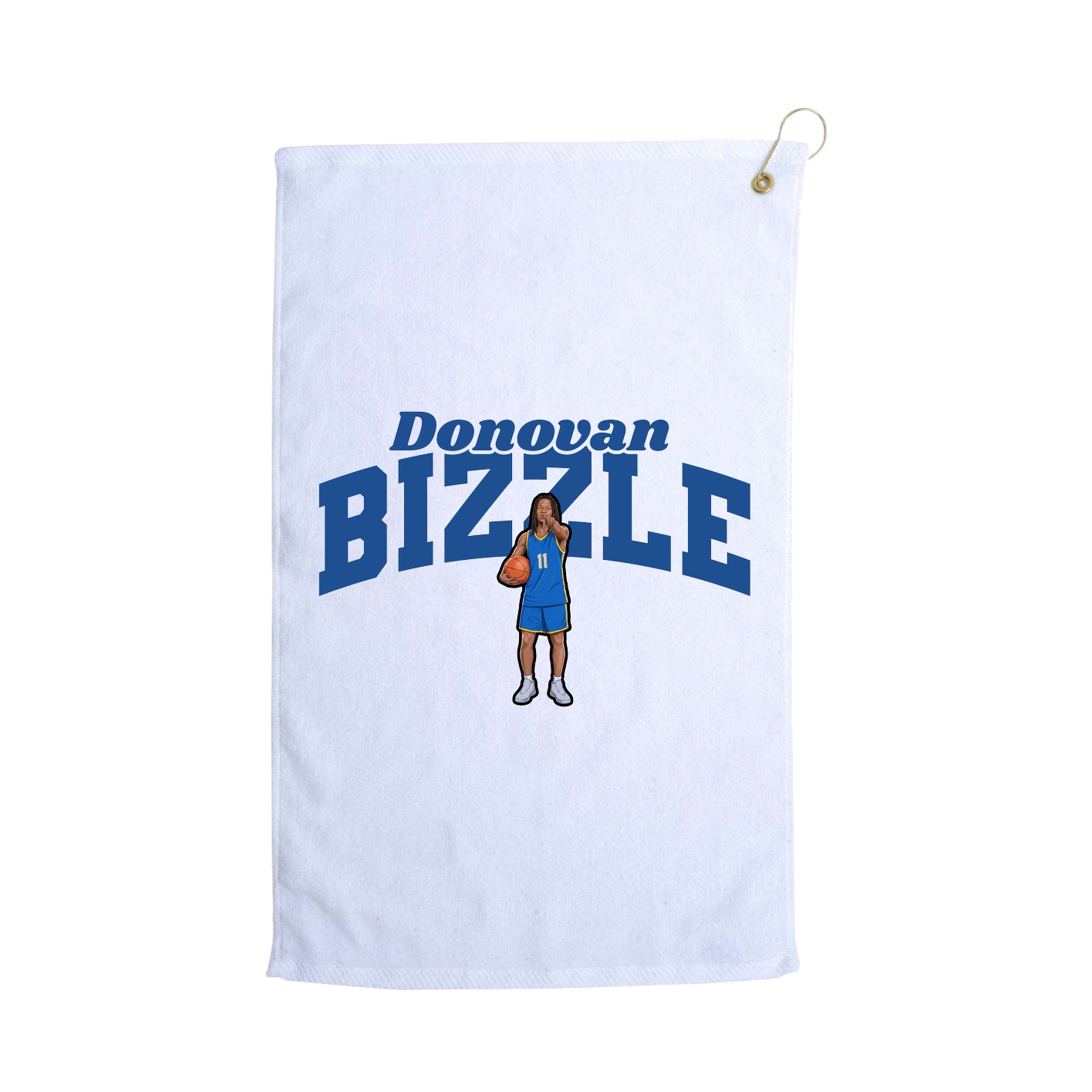 Golf Towel — Signature Arch in White