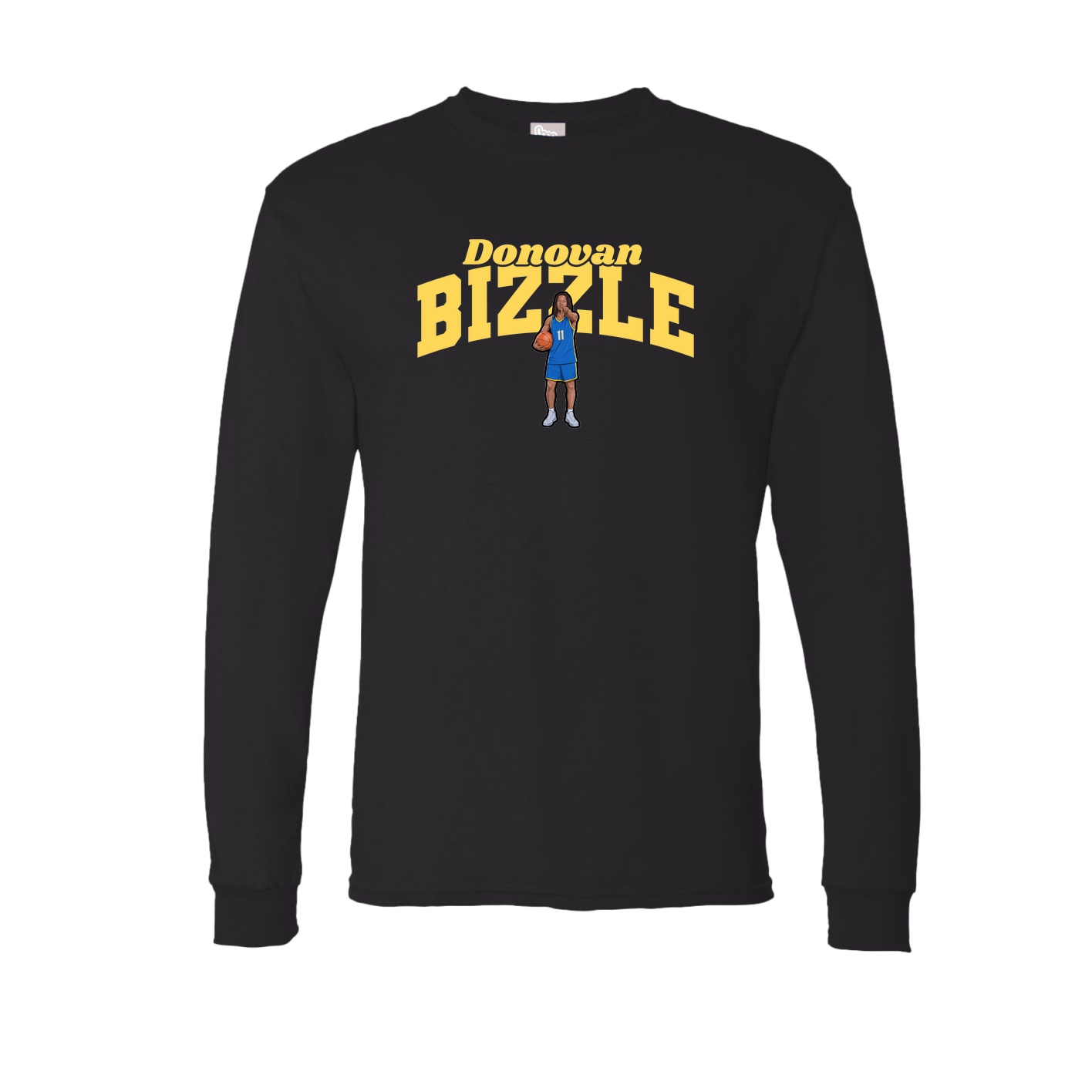 Long Sleeve Tee — Signature Arch in Black