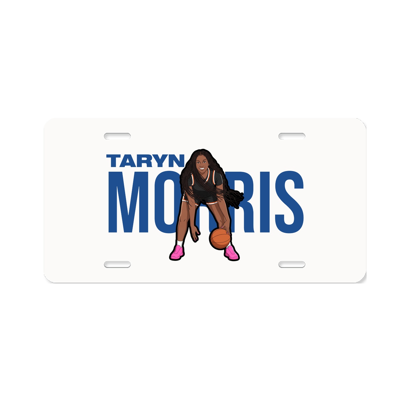 License Plate — Player Name in Classic