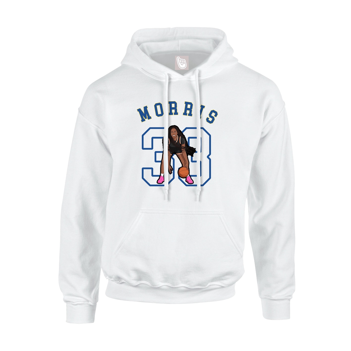 Hoodie — Shirsey Arch in White