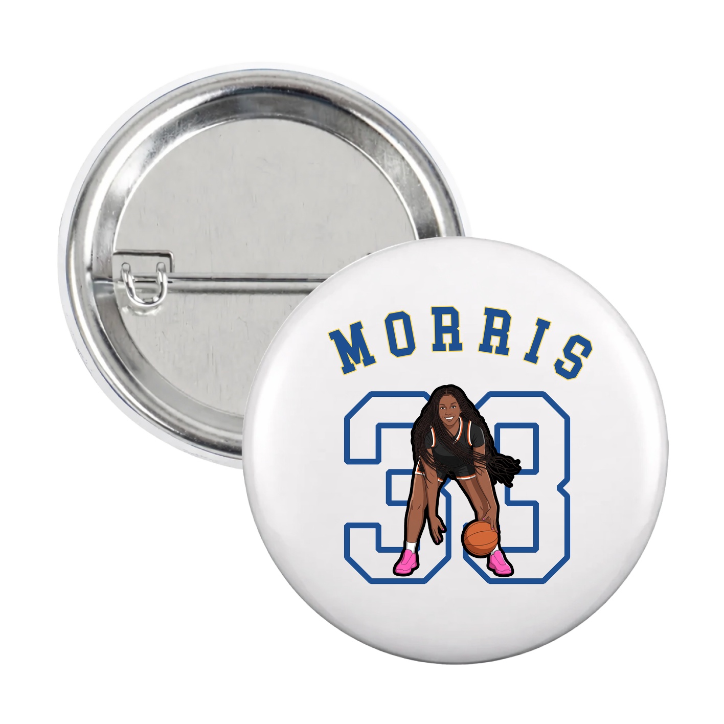 Game Day Button — Shirsey Arch in White