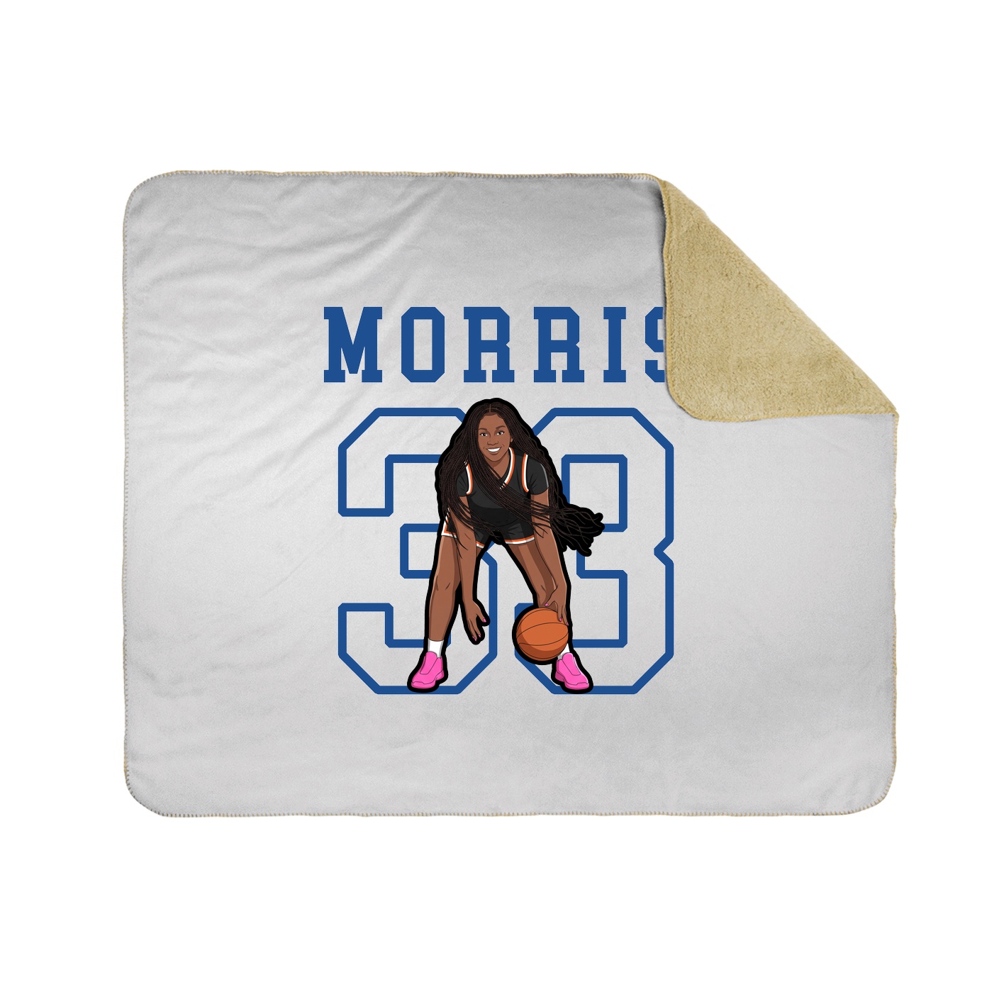 Throw Blanket — Shirsey in White
