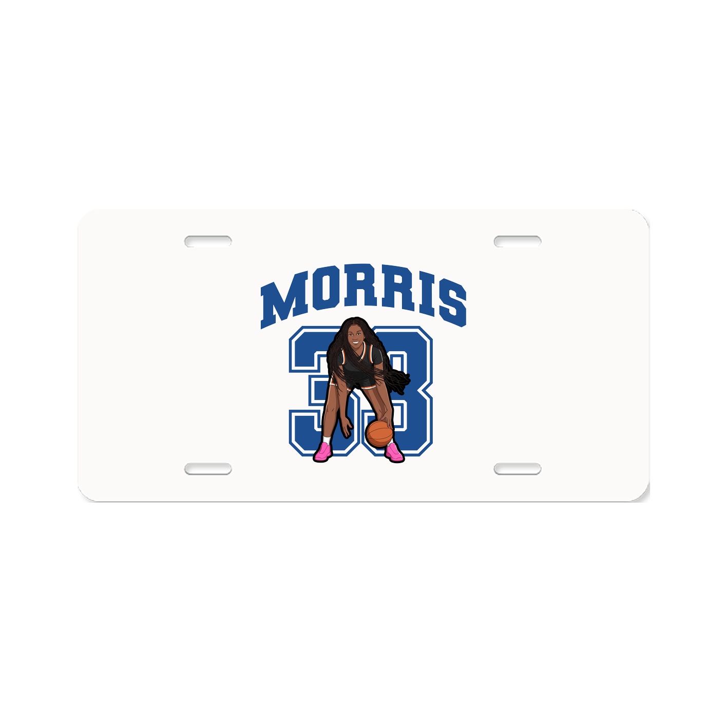 License Plate — Number in Classic