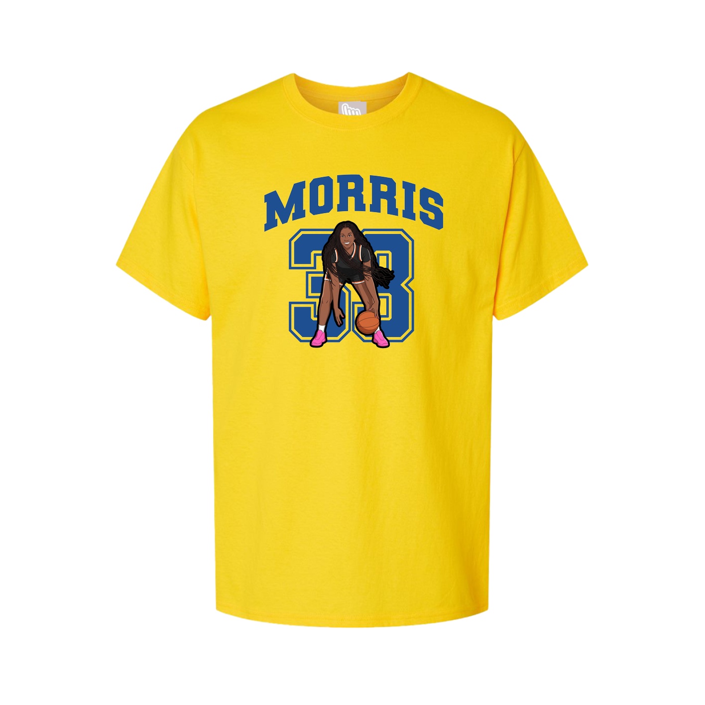 Youth Tee — Number in Gold