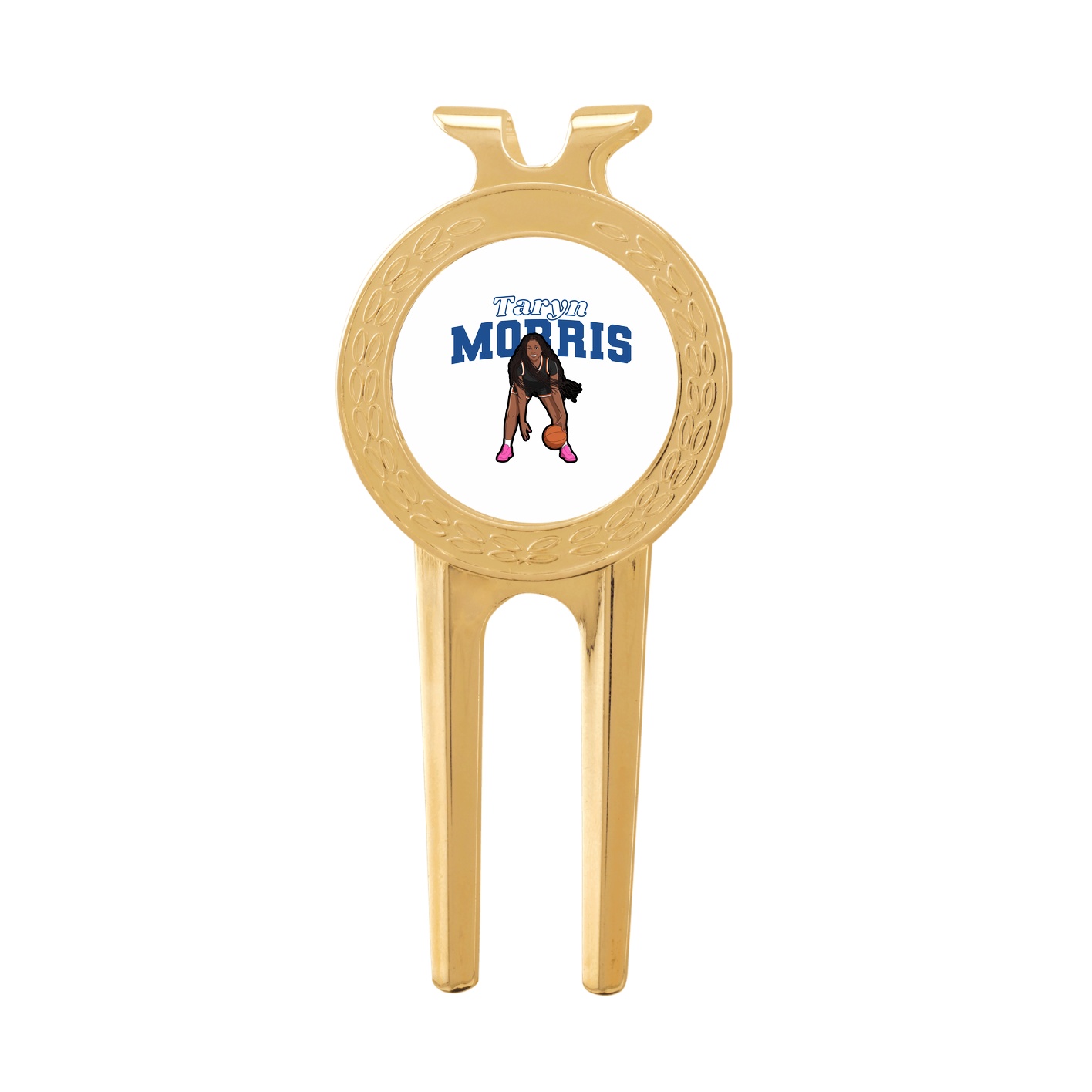 Divot Tool with Ball Marker — Name Arch in Classic