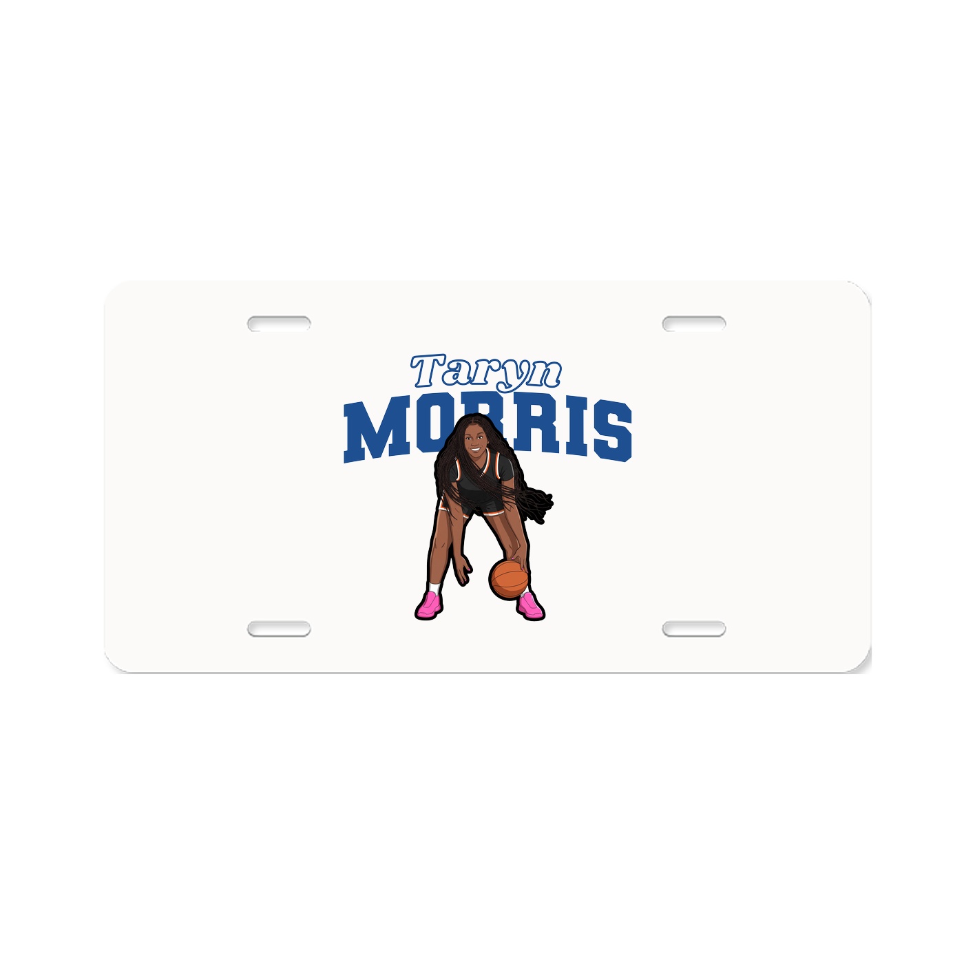 License Plate — Name Arch in Classic