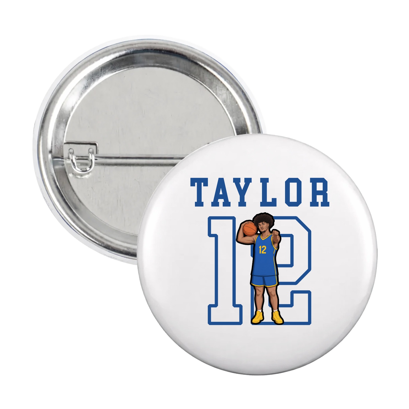 Game Day Button — Shirsey in White
