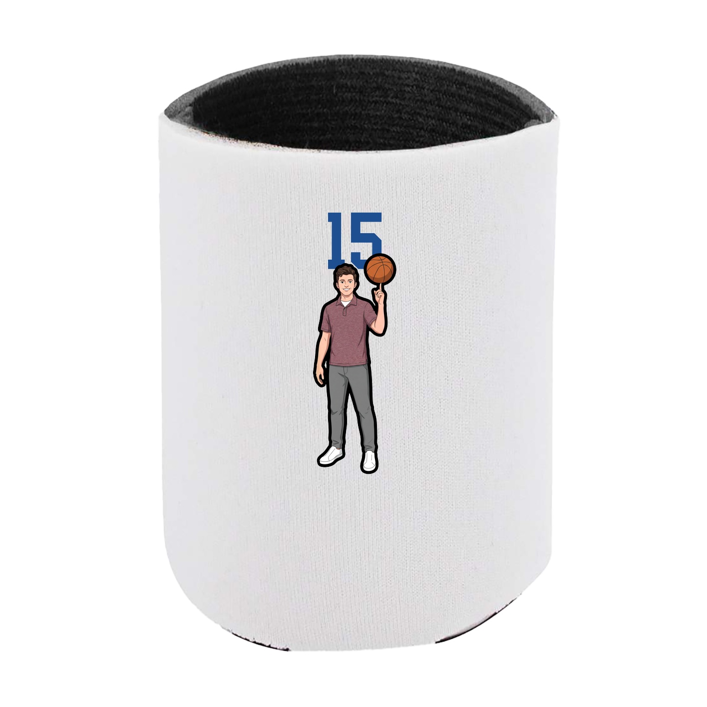 Can Holder — Number Top in White