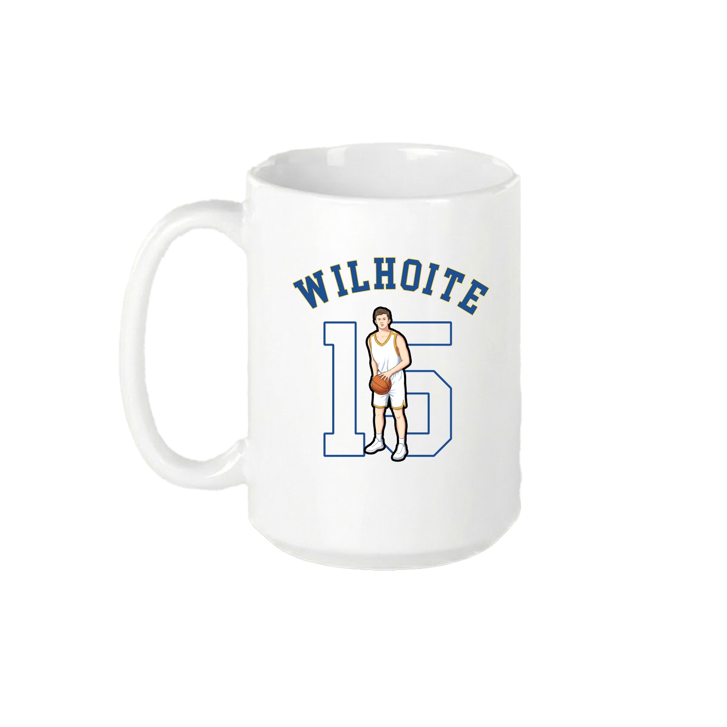 15oz Coffee Mug — Shirsey Arch in White