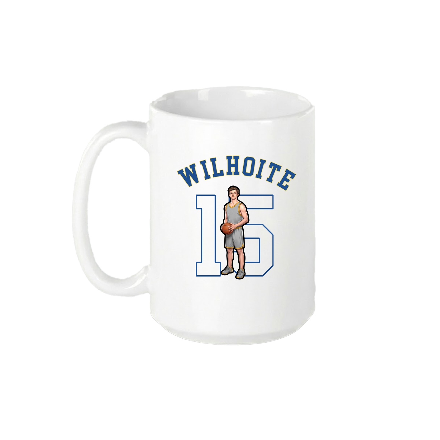 15oz Coffee Mug — Shirsey Arch in White