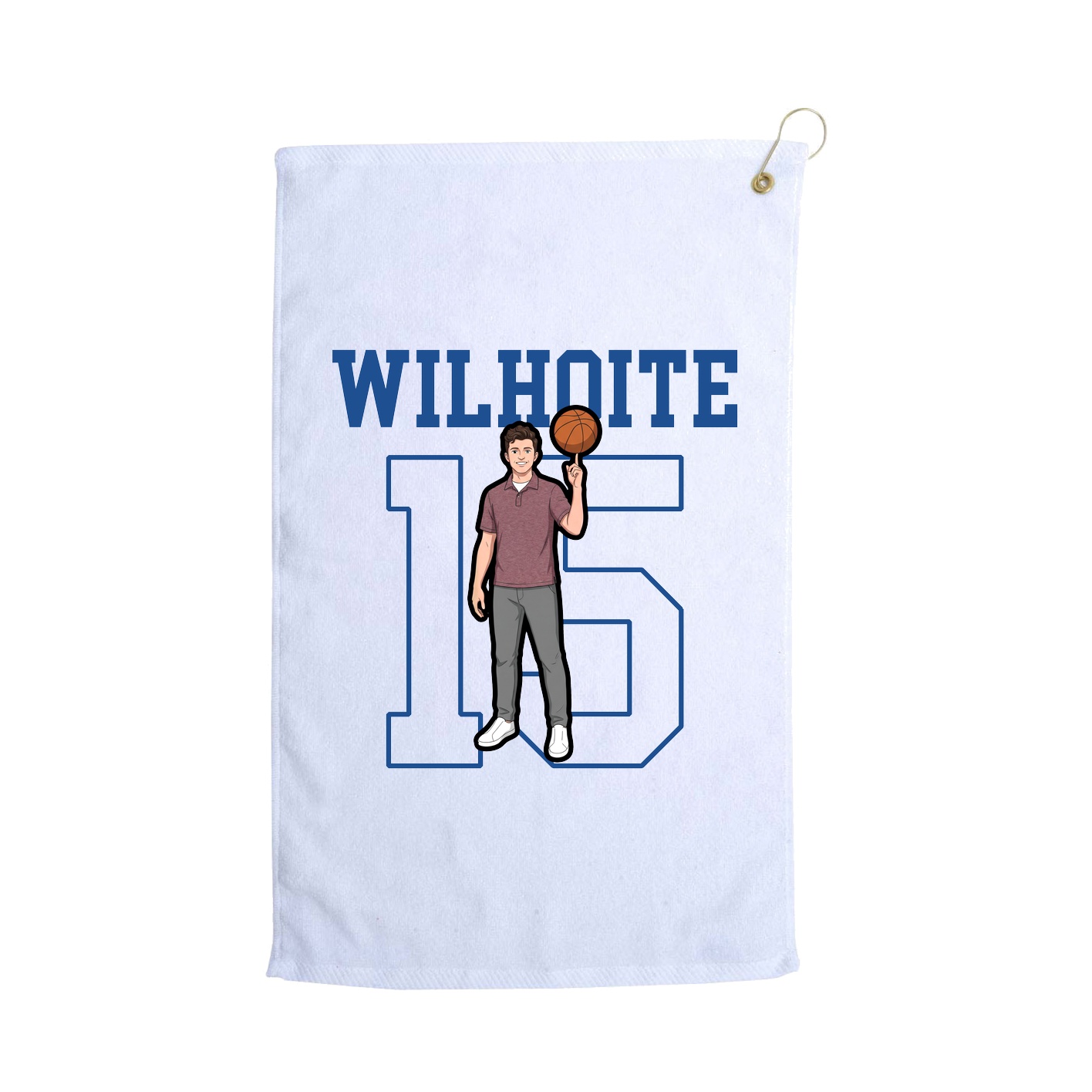 Golf Towel — Shirsey in White